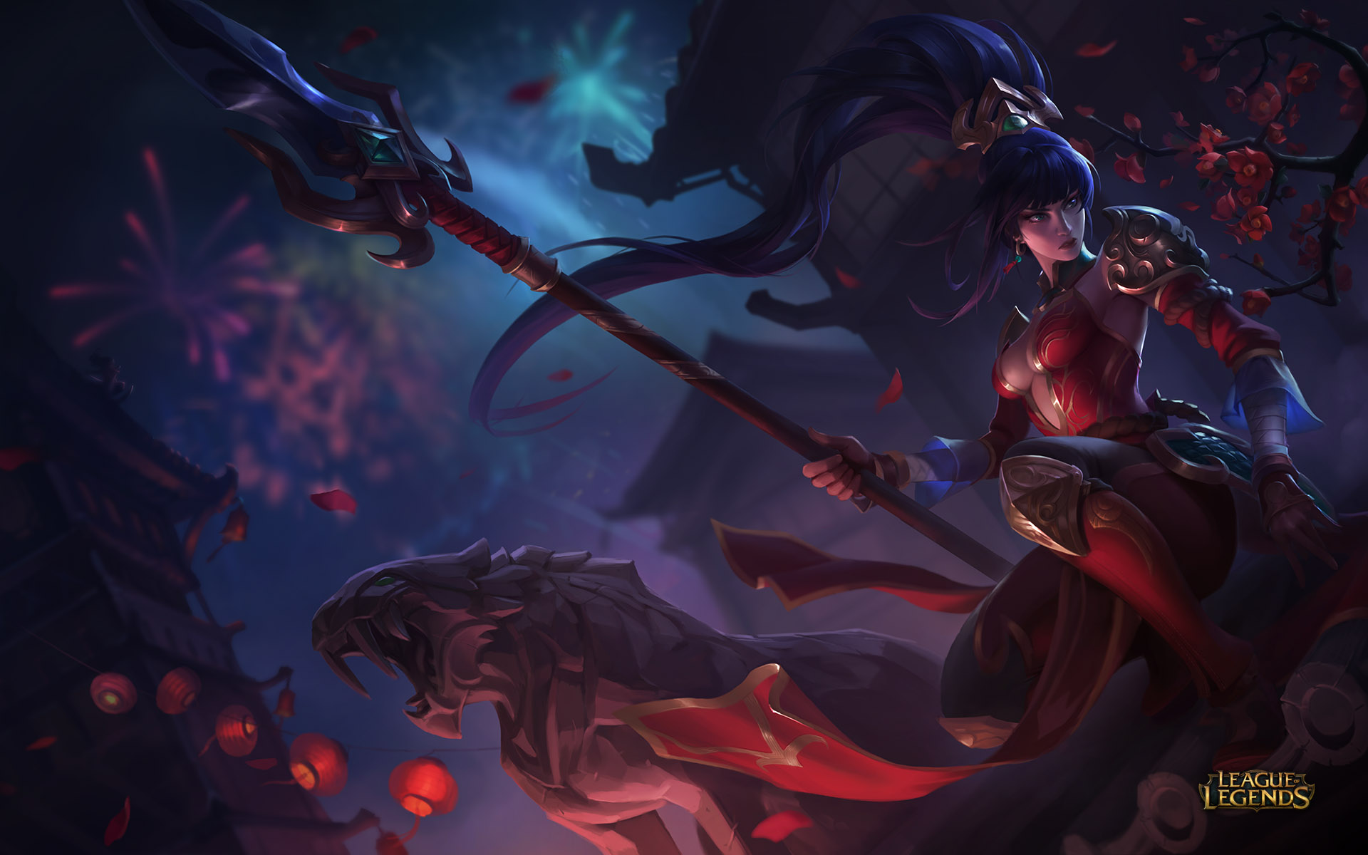 Nidalee from League of Legends HD Wallpaper