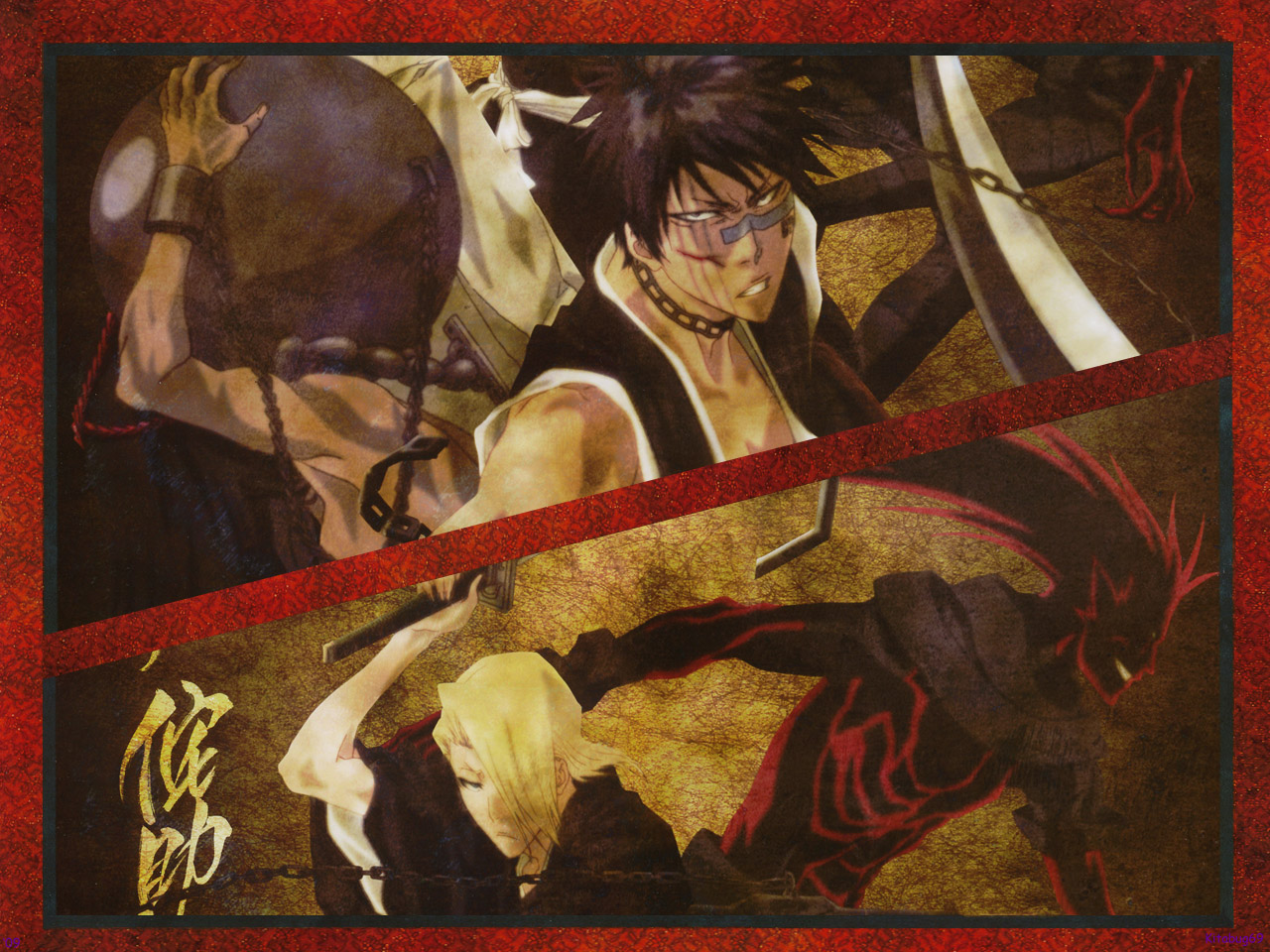 Bleach: Hisagi Shūhei and others HD Wallpaper