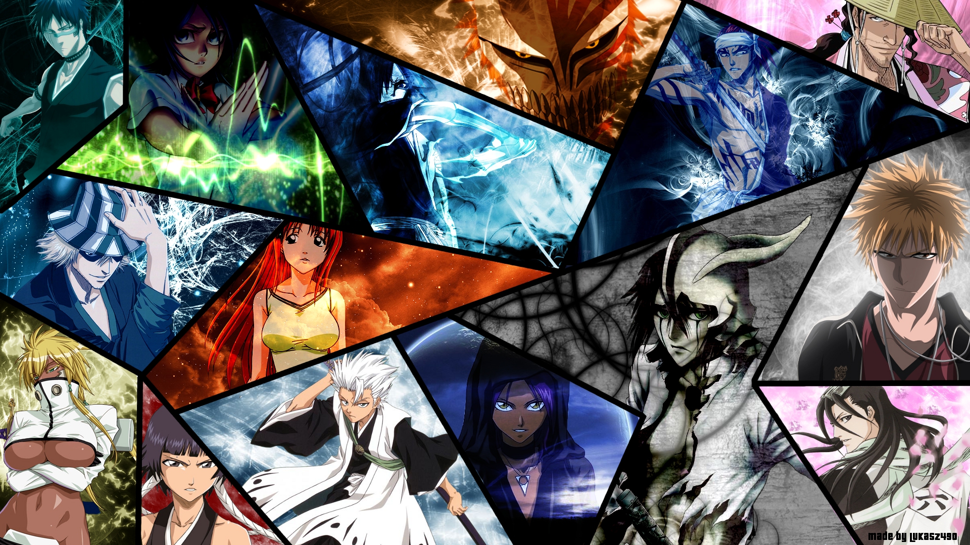 Bleach characters collage HD Wallpaper