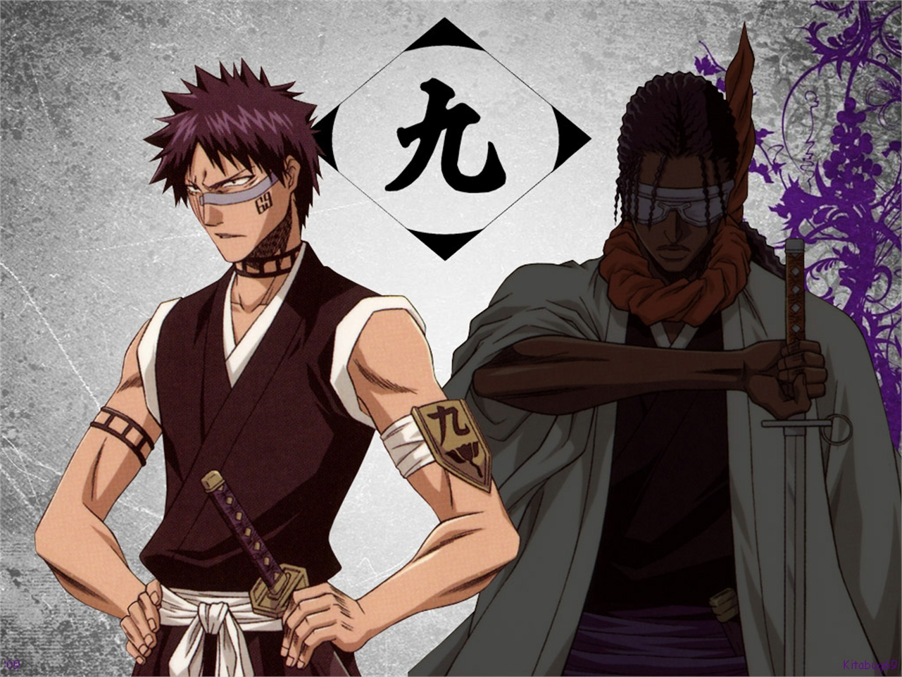 Shūhei Hisagi and Kensei Muguruma from Bleach HD Wallpaper