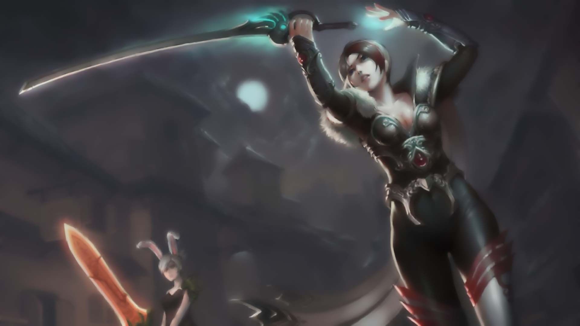 Fiora from League of Legends with sword HD Wallpaper