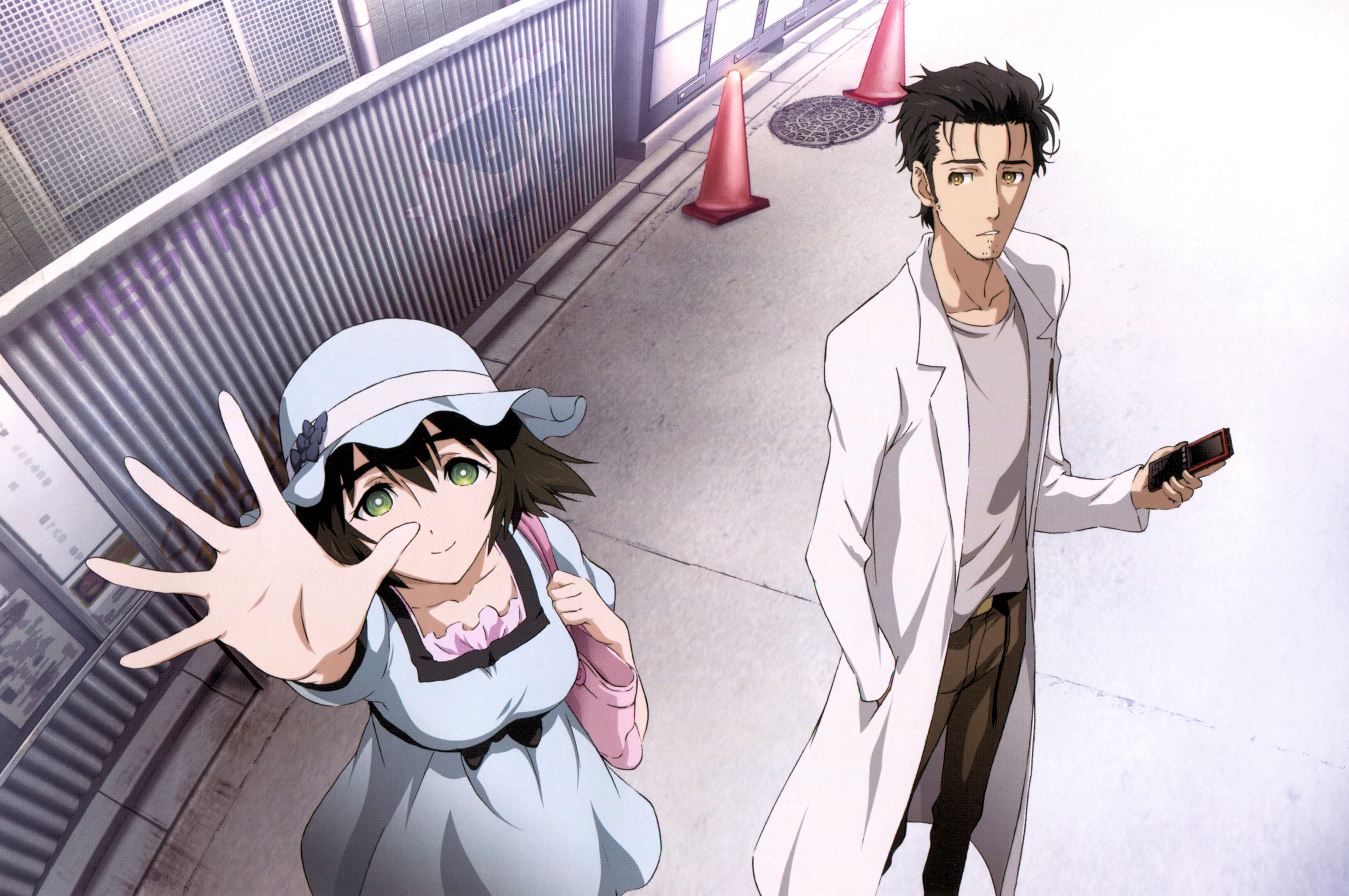Mayuri Shiina and Okabe Rintaro from Steins;Gate HD Wallpaper
