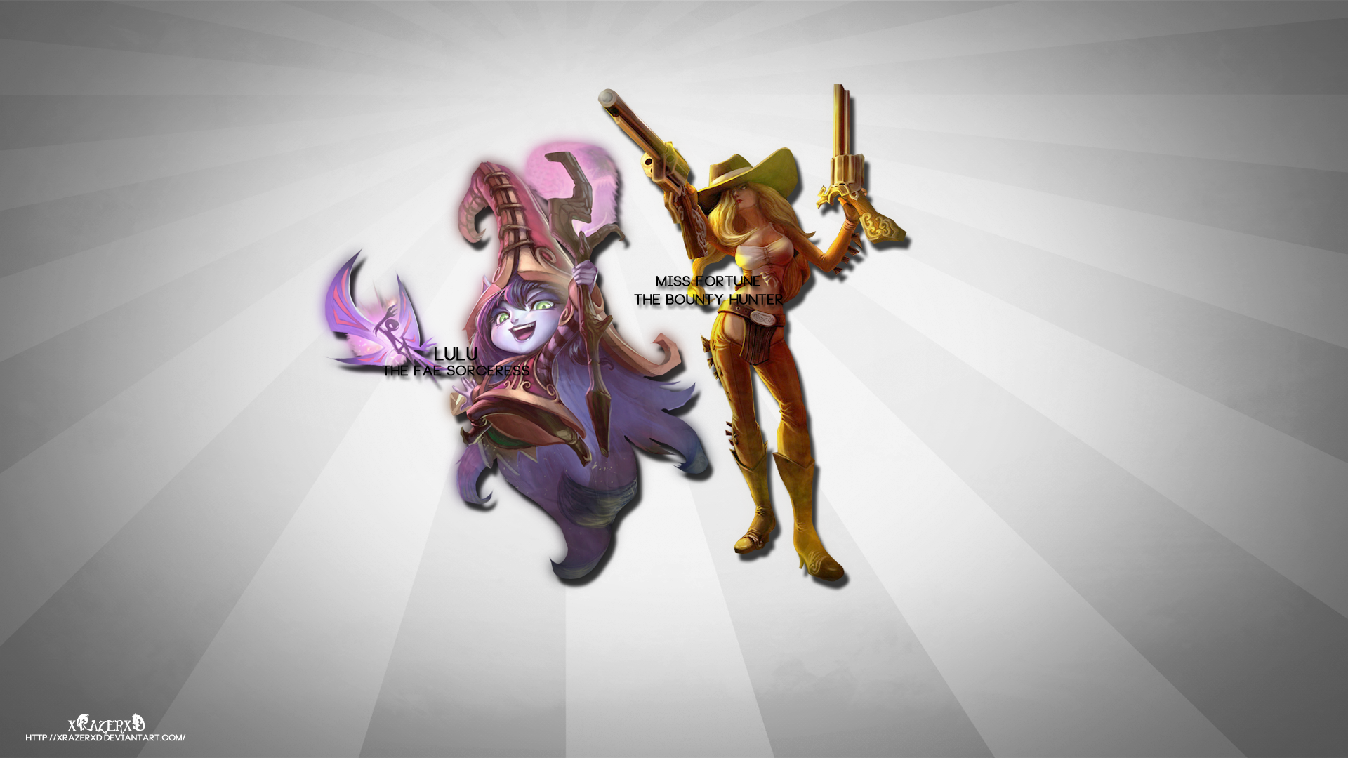 Lulu and Miss Fortune from League of Legends HD Wallpaper