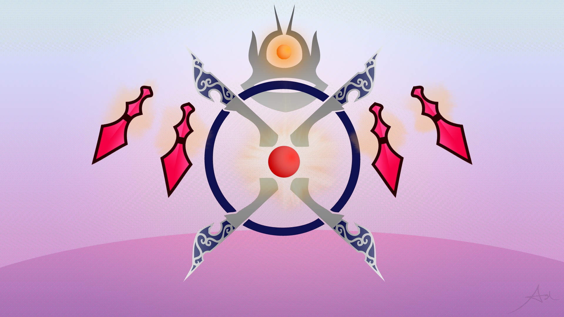 Irelia from League of Legends emblem HD Wallpaper