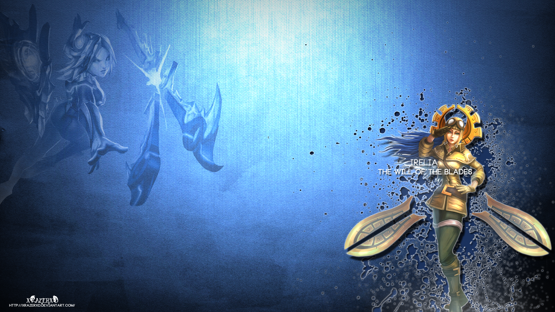 Irelia The Will of the Blades from League of Legends HD Wallpaper