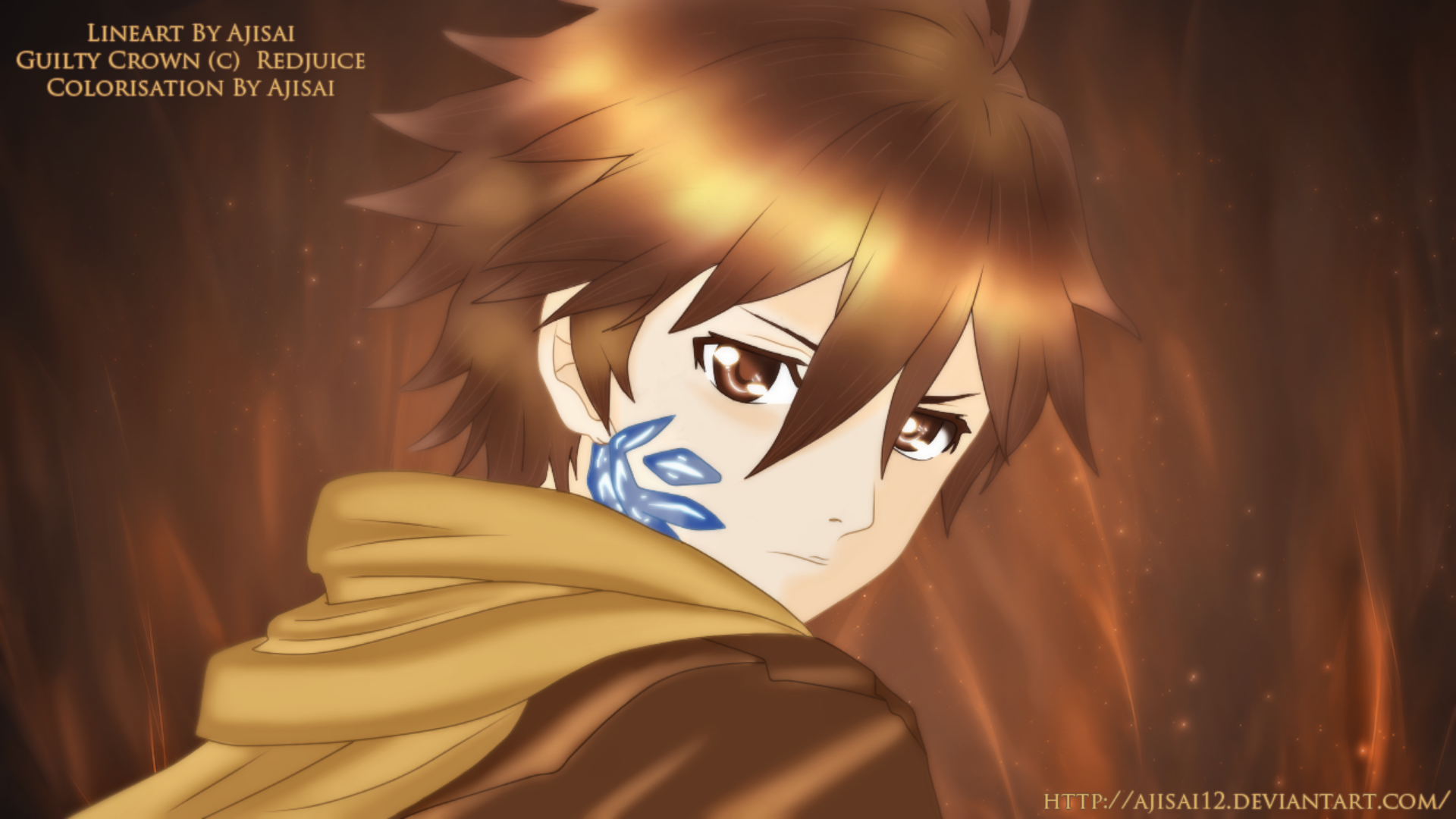 Shu Ouma from Guilty Crown HD Wallpaper