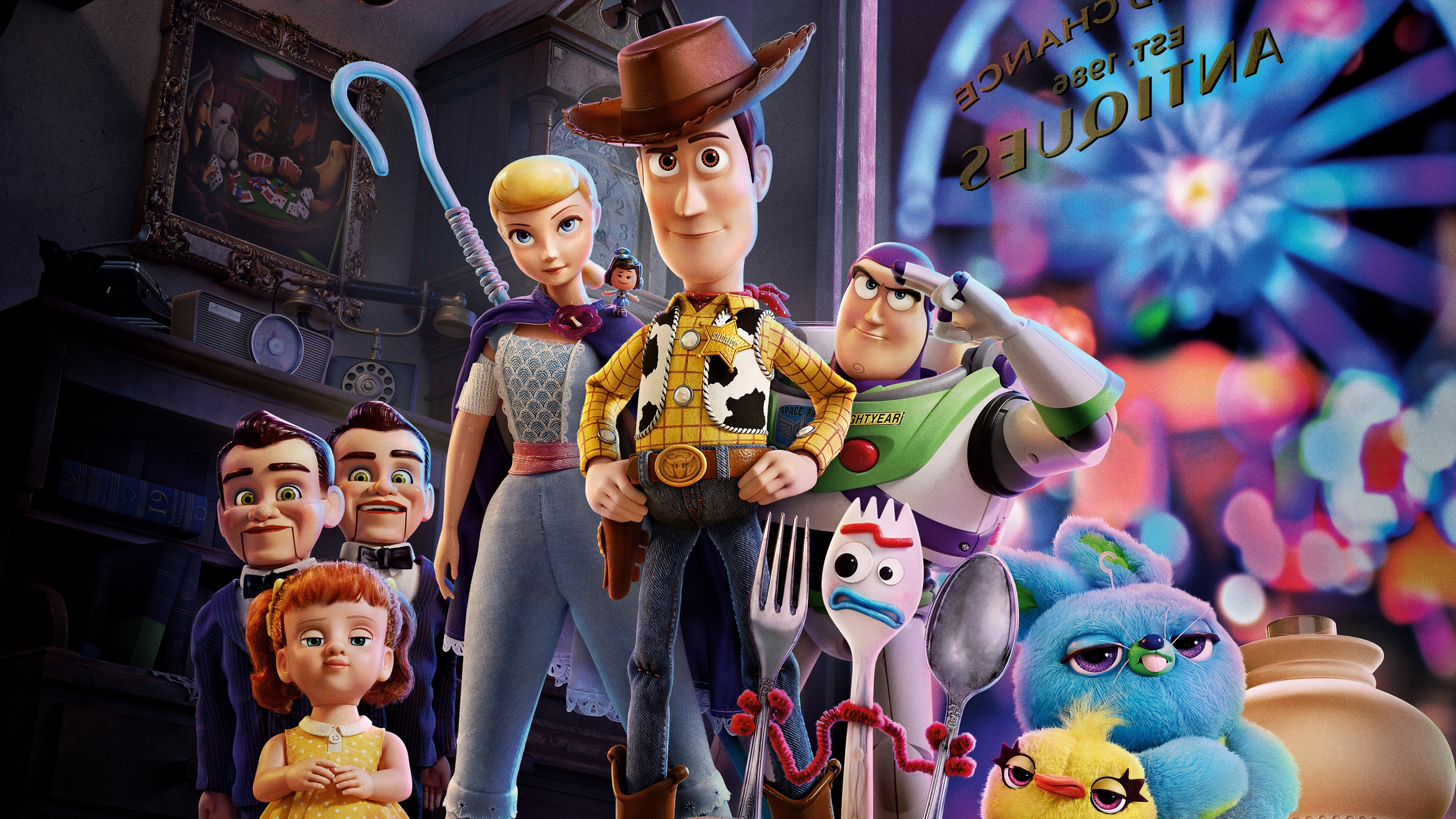 Woody and friends from Toy Story 4 HD Wallpaper
