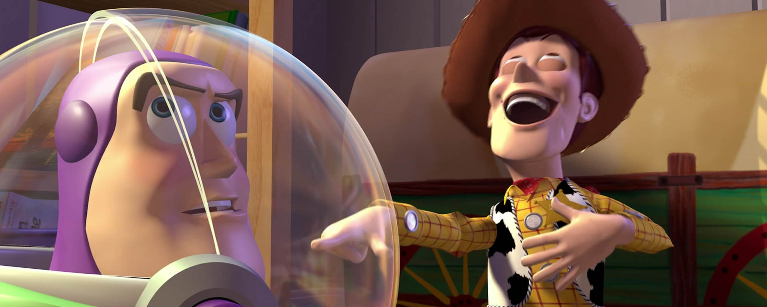 Buzz Lightyear and Woody from Toy Story HD Wallpaper