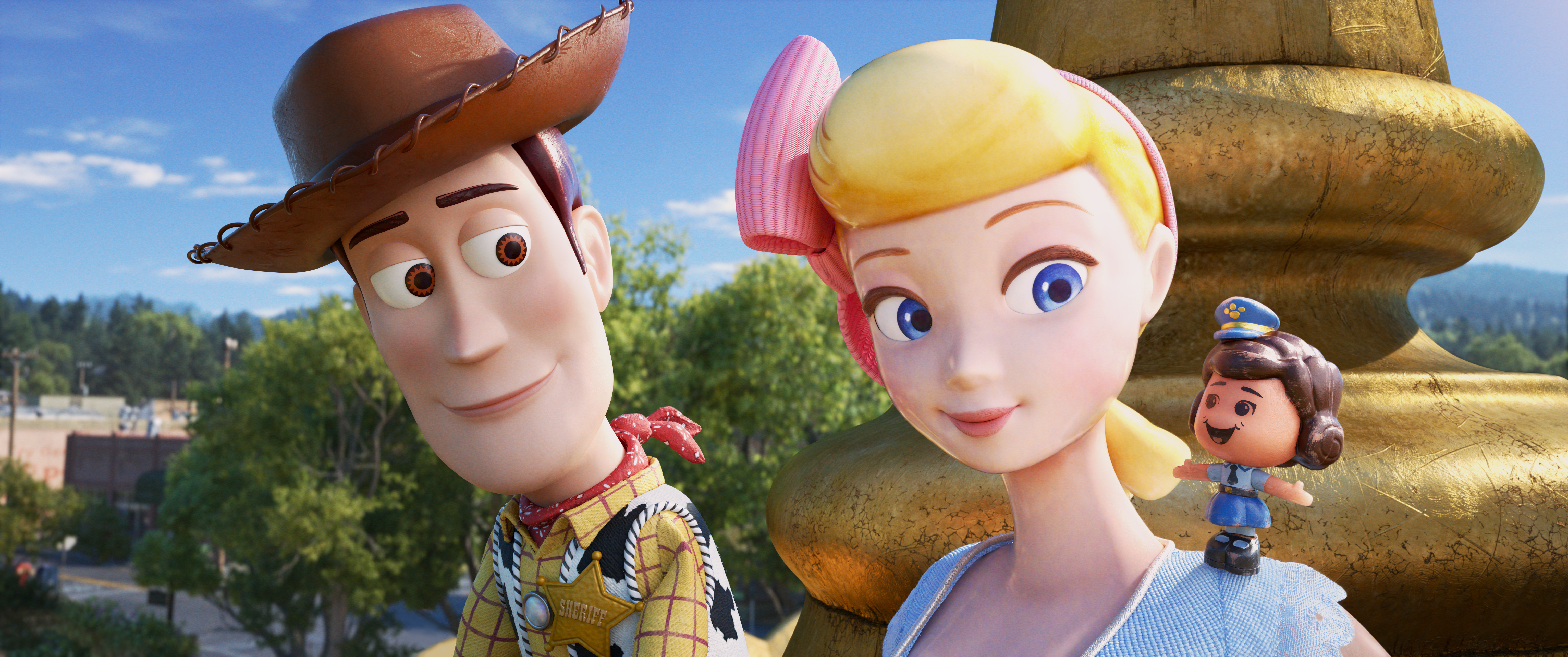 Woody and Bo Peep from Toy Story HD Wallpaper