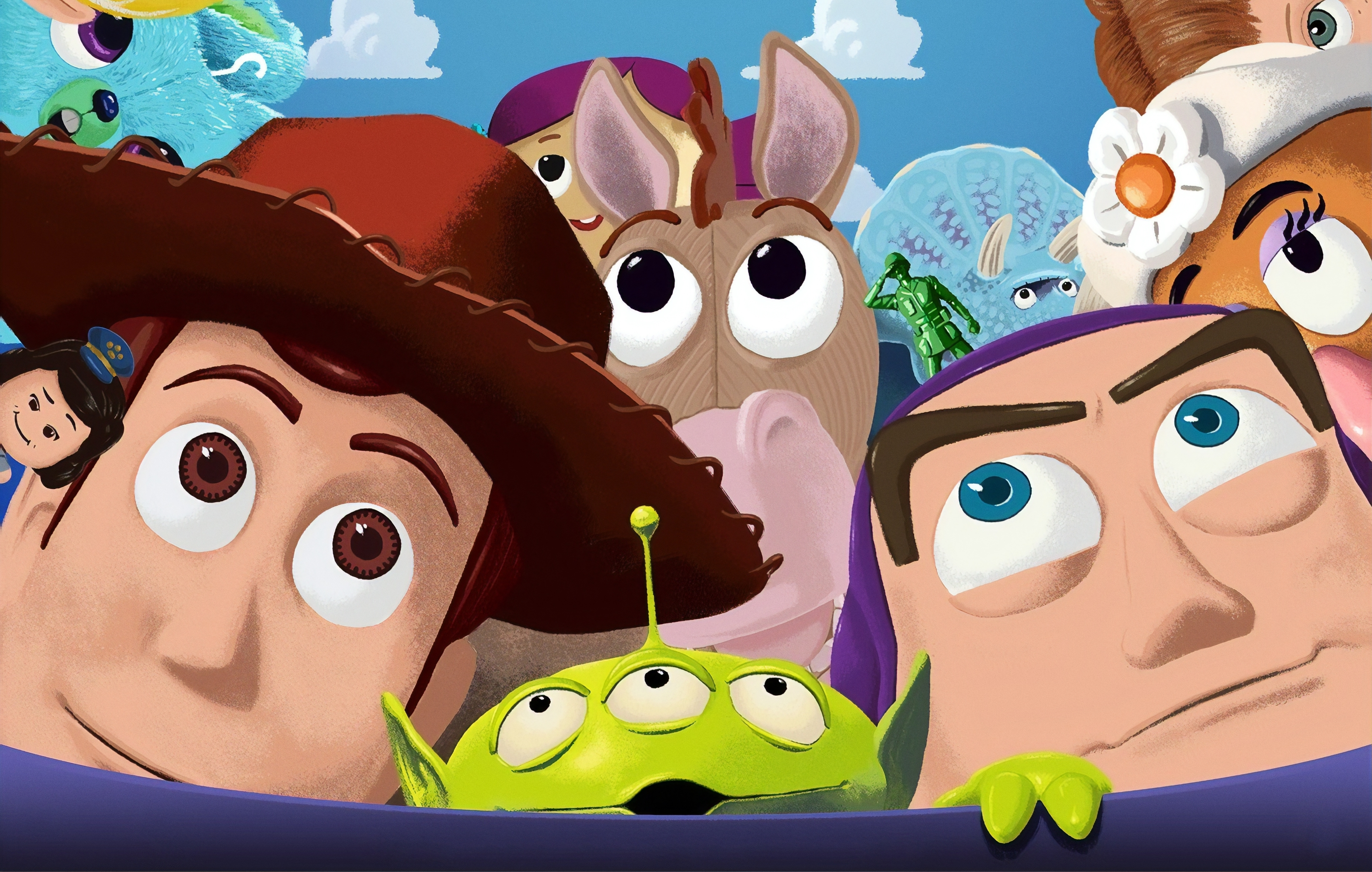 Woody and friends from Toy Story HD Wallpaper