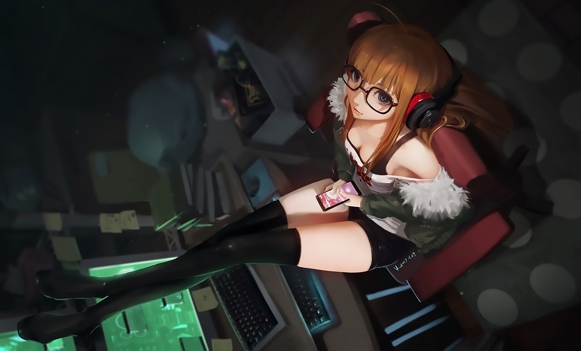 Futaba Sakura from Persona 5 HD Wallpaper