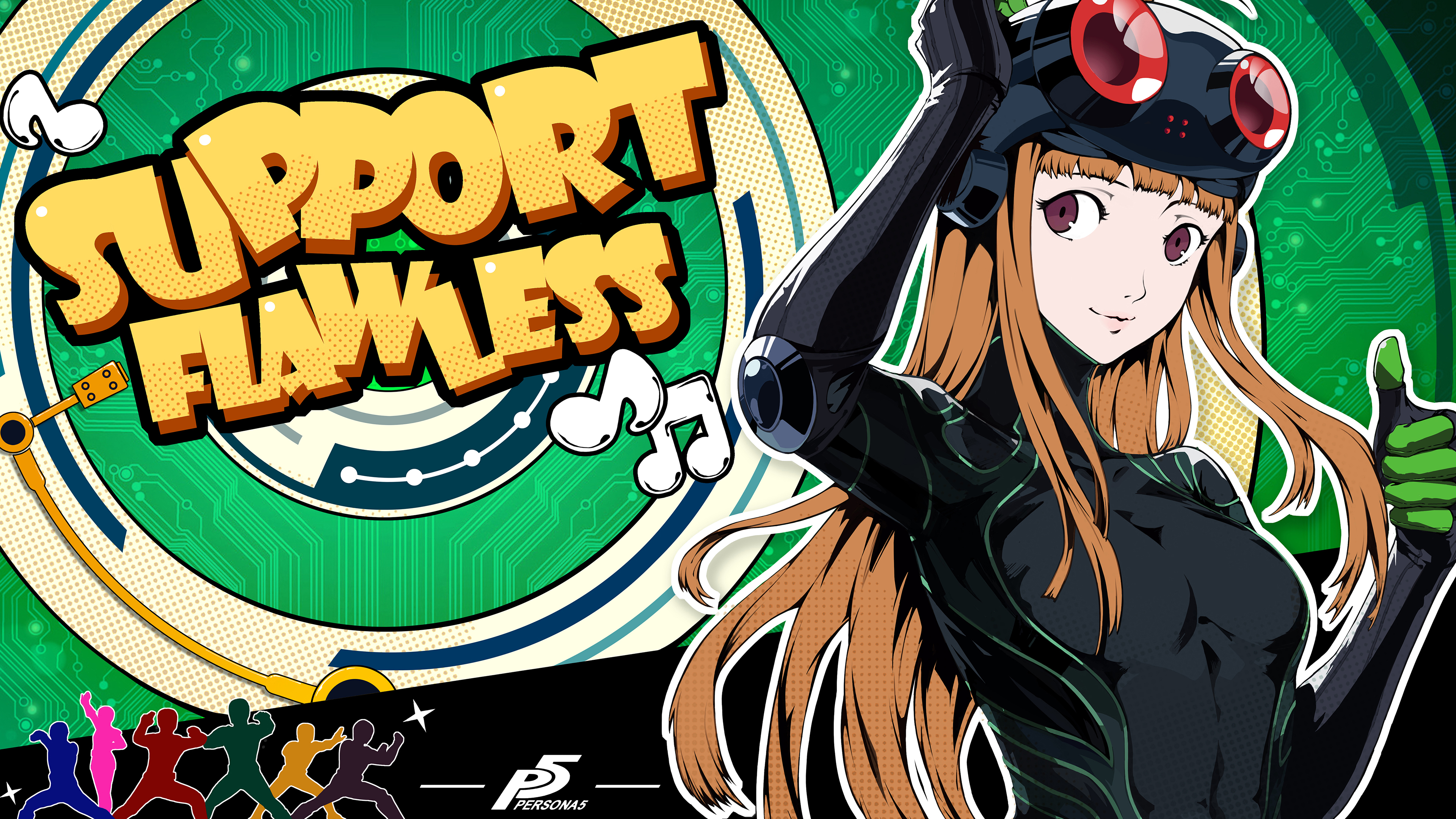 Futaba Sakura from Persona 5 Support Flawless HD Wallpaper