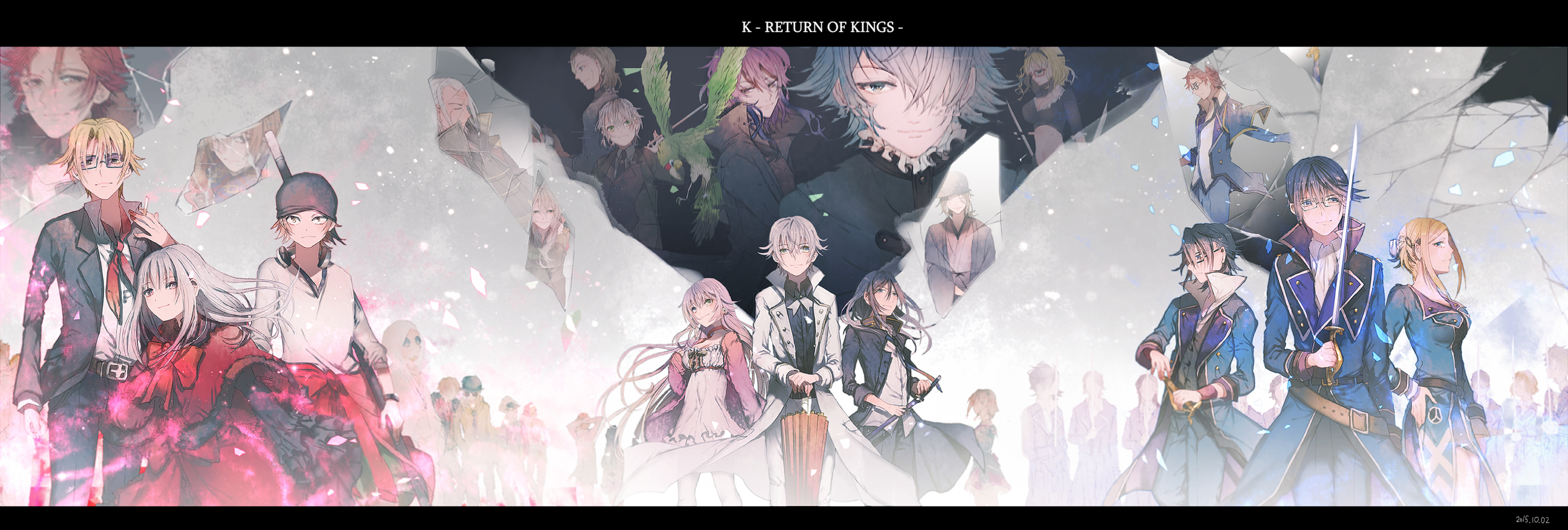 K - Return of Kings characters HD Wallpaper