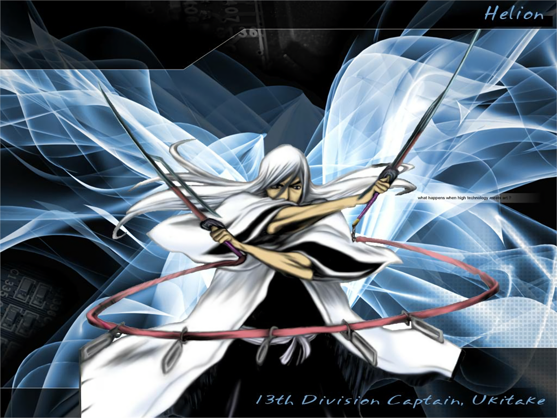 Jūshirō Ukitake from Bleach HD Wallpaper