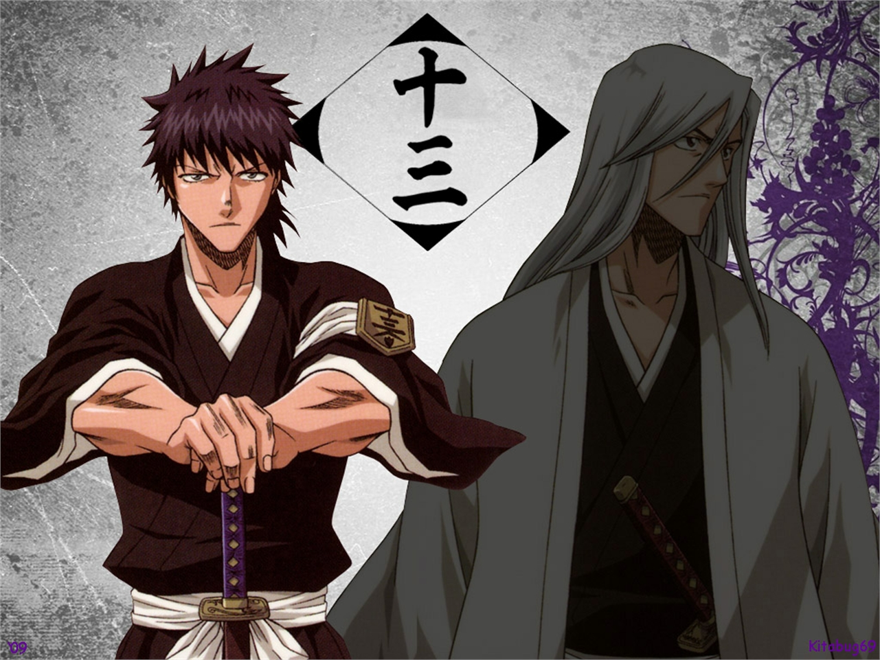 Jūshirō Ukitake from Bleach HD Wallpaper