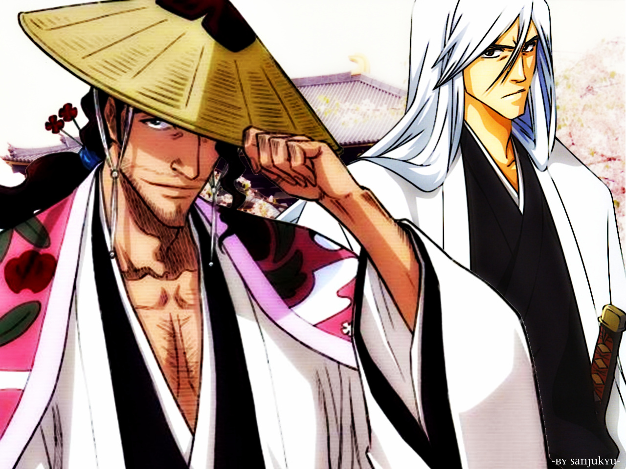 Jūshirō Ukitake from Bleach HD Wallpaper