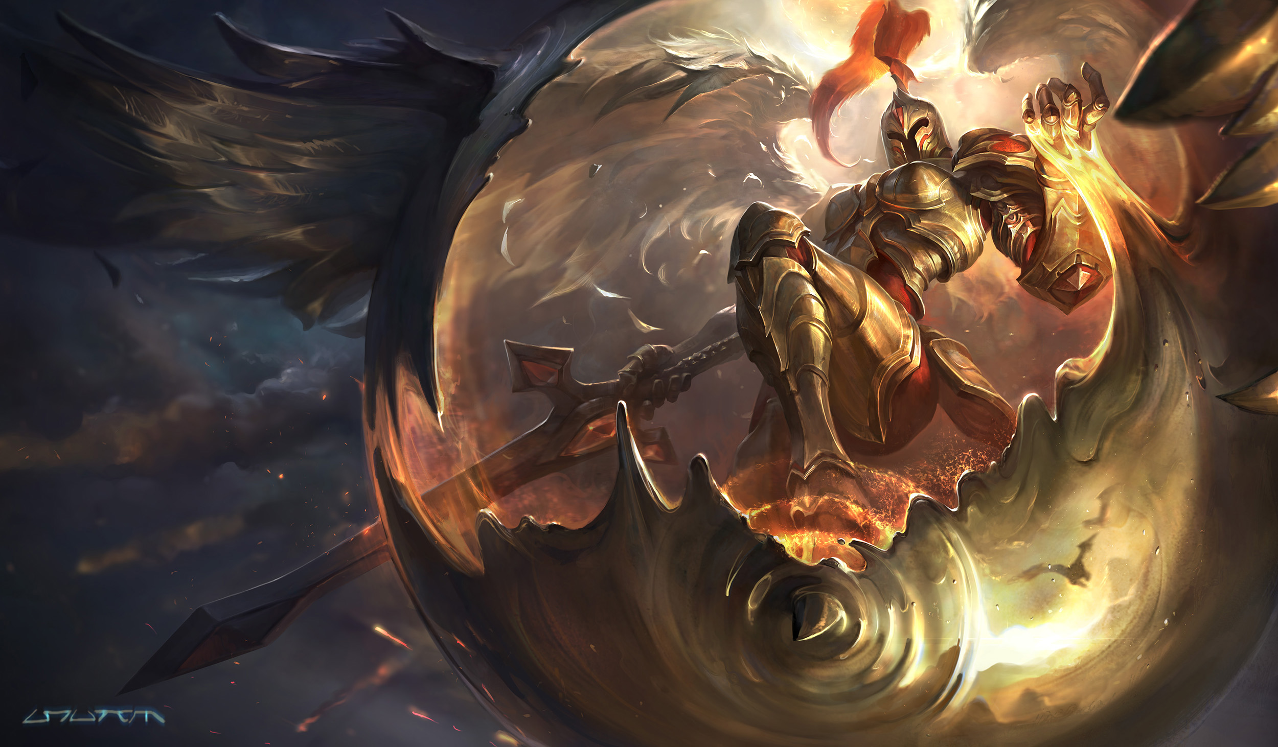 Kayle from League of Legends HD Wallpaper