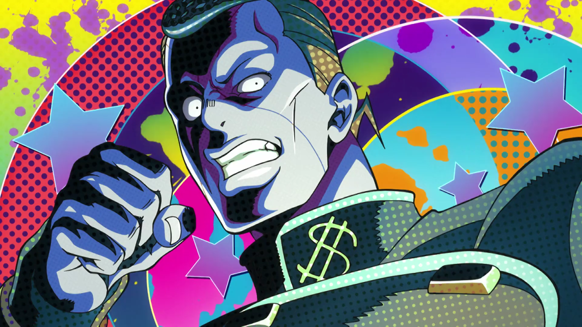 Okuyasu Nijimura from JoJo's Bizarre Adventure HD Wallpaper