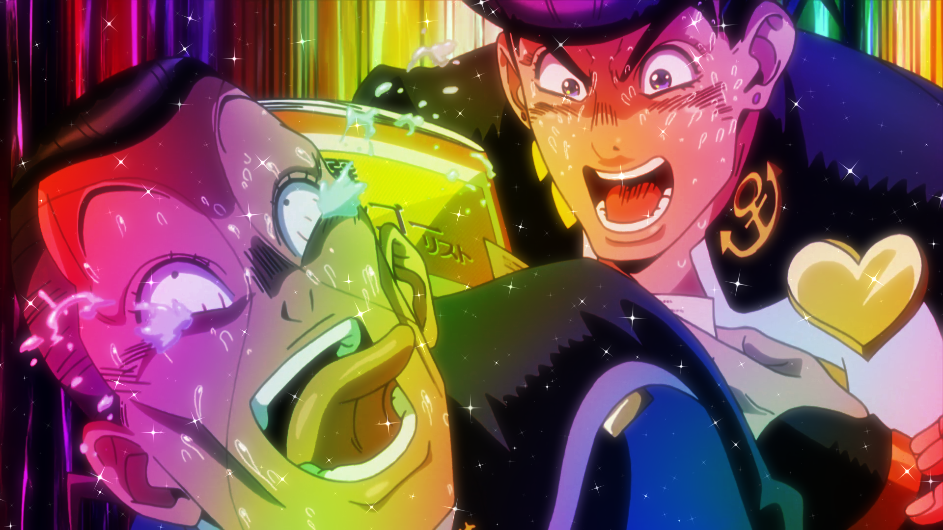 Okuyasu Nijimura from JoJo's Bizarre Adventure HD Wallpaper
