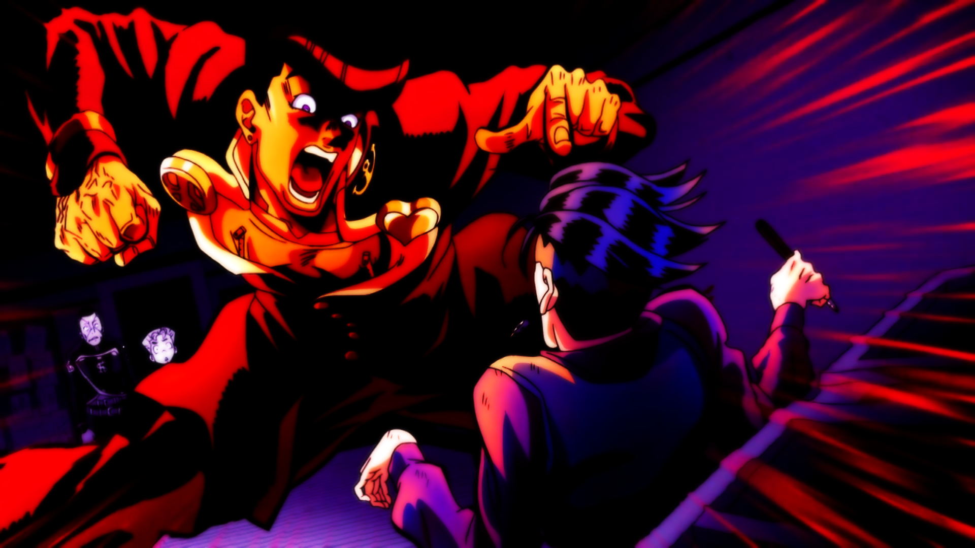 Okuyasu Nijimura from JoJo's Bizarre Adventure HD Wallpaper