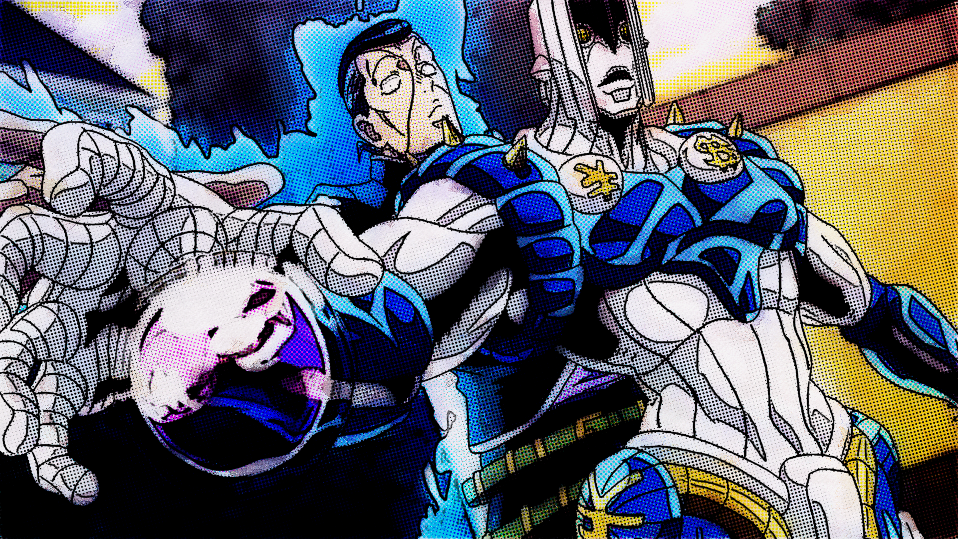 Okuyasu Nijimura and The Hand from JoJo's Bizarre Adventure HD Wallpaper