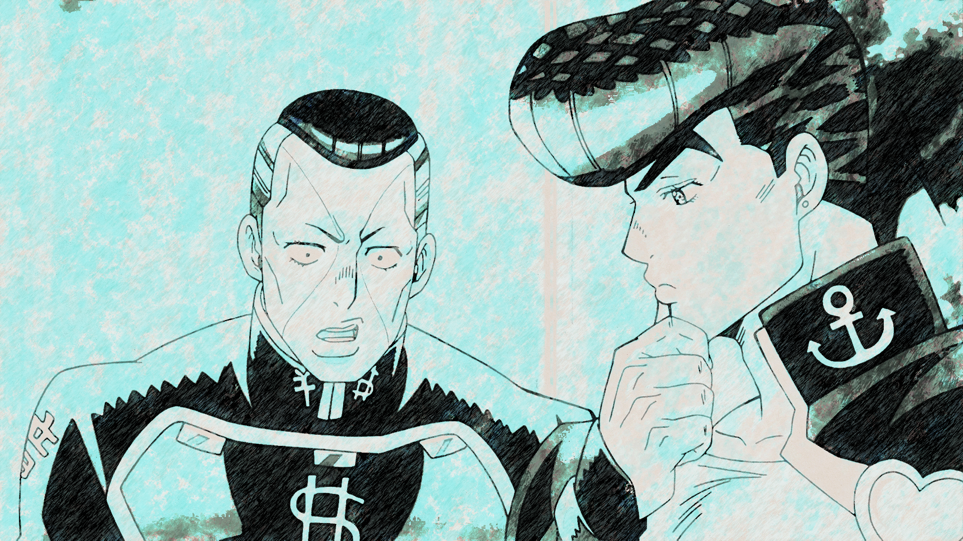 Okuyasu Nijimura from JoJo's Bizarre Adventure HD Wallpaper