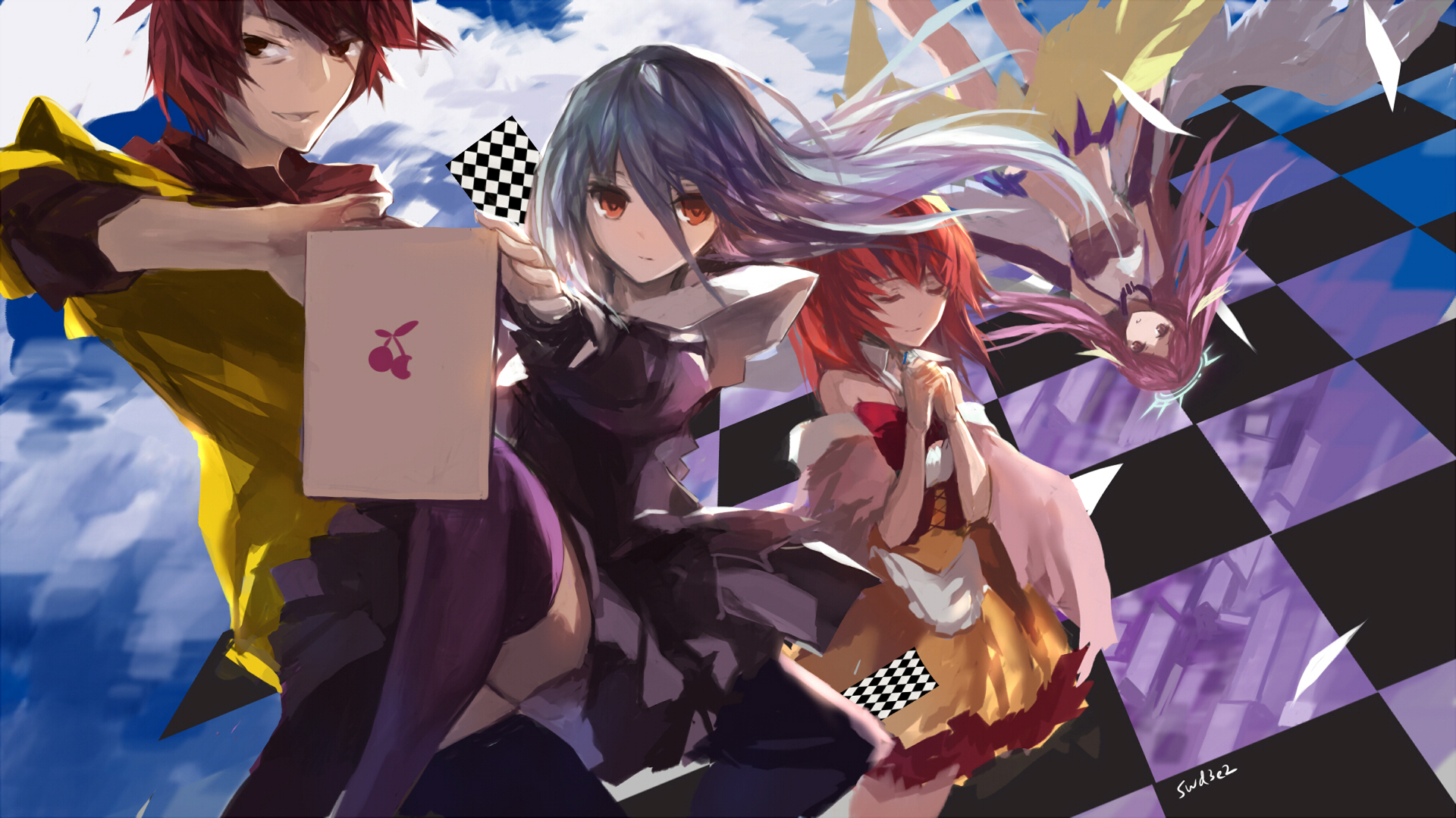 No Game No Life characters HD Wallpaper