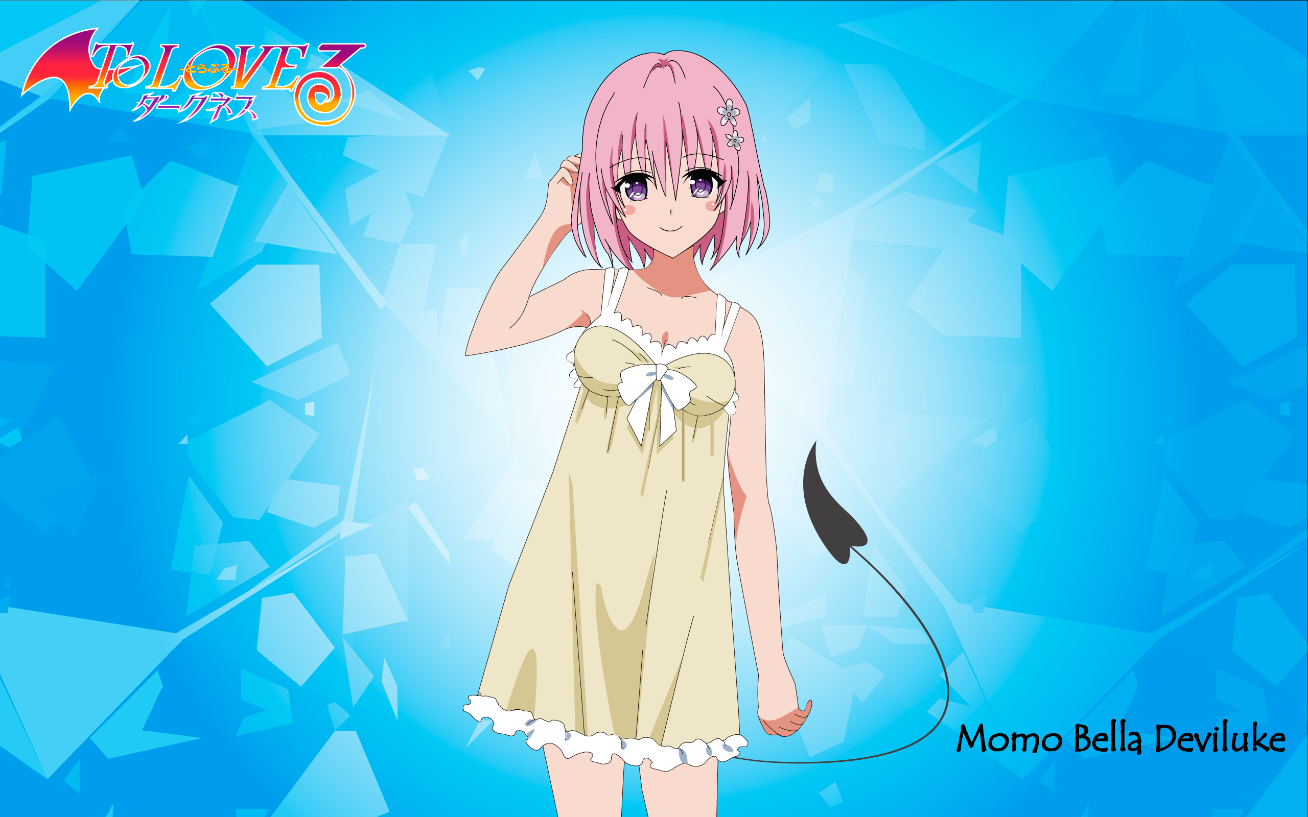 Momo Velia Deviluke from To LOVE Ru Darkness HD Wallpaper