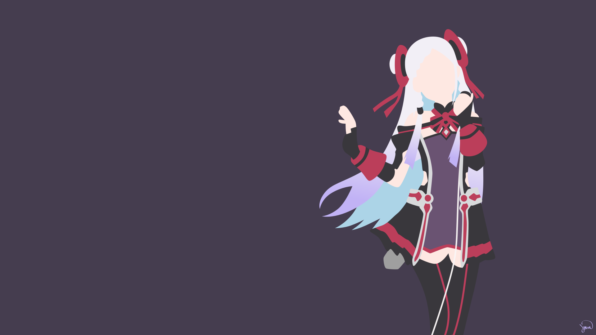 Yuna from Sword Art Online HD Wallpaper