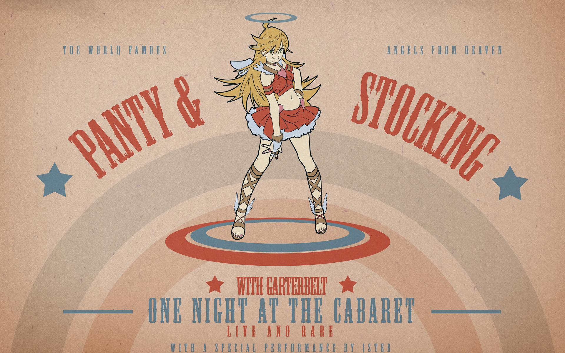 Panty & Stocking with Garterbelt One Night at the Cabaret HD Wallpaper