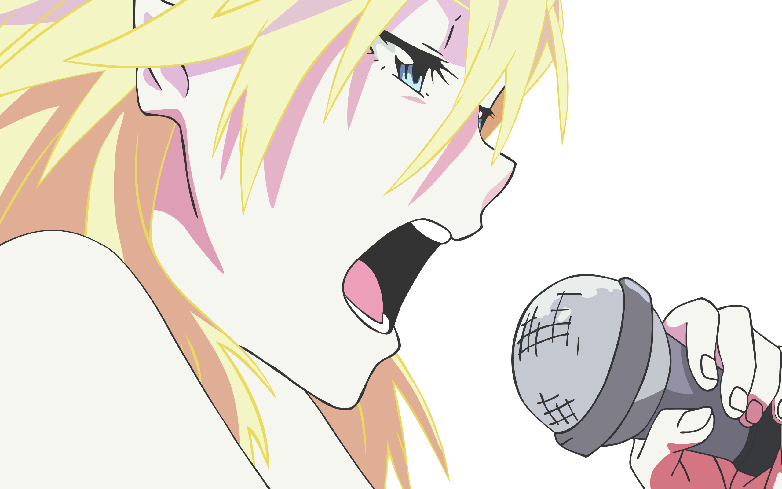 Panty Anarchy singing into a microphone HD Wallpaper