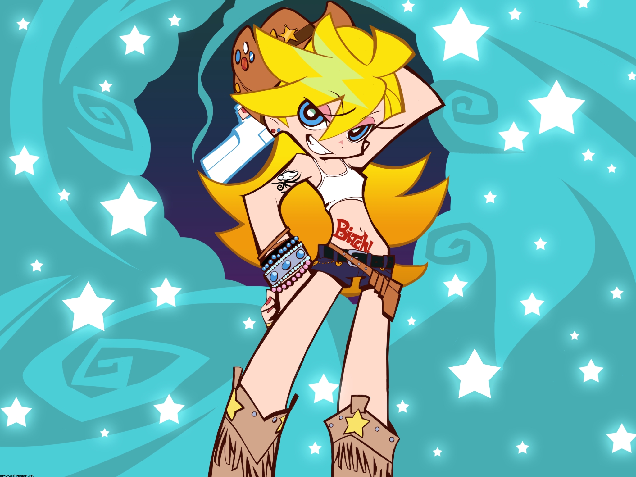 Panty from Panty & Stocking with Garterbelt HD Wallpaper