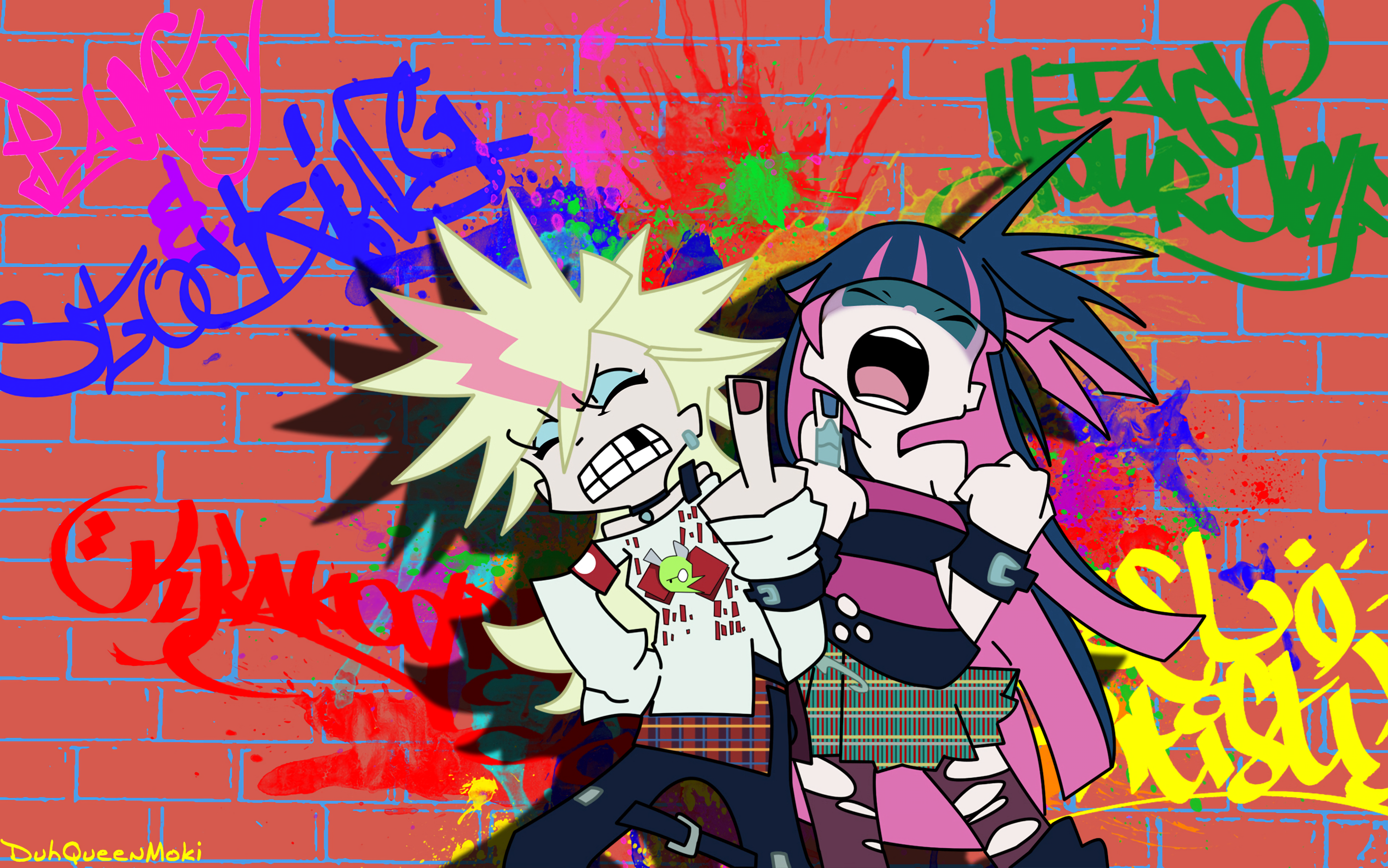Panty and Stocking Anarchy from Panty & Stocking HD Wallpaper