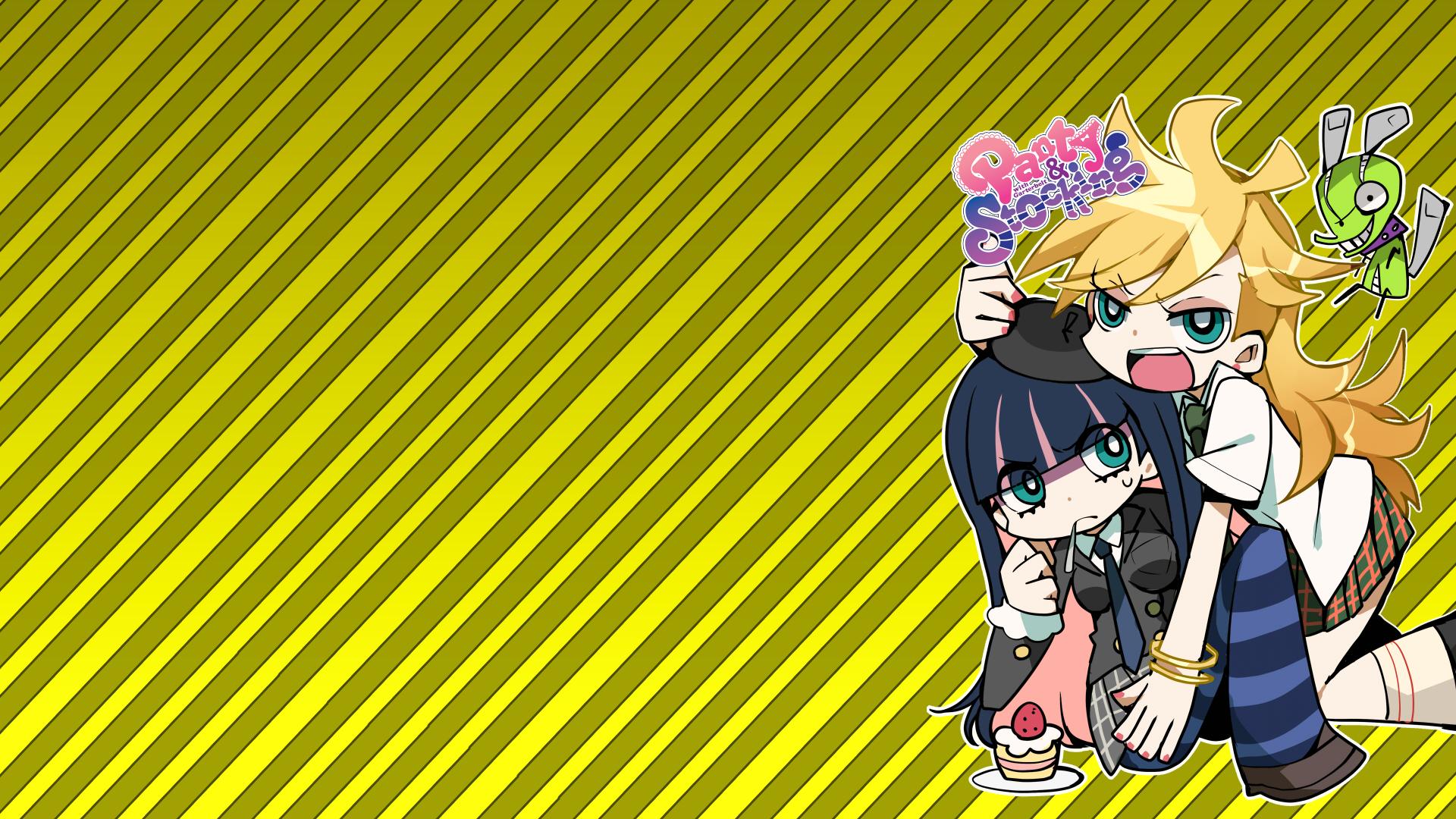 Panty & Stocking with Garterbelt characters HD Wallpaper