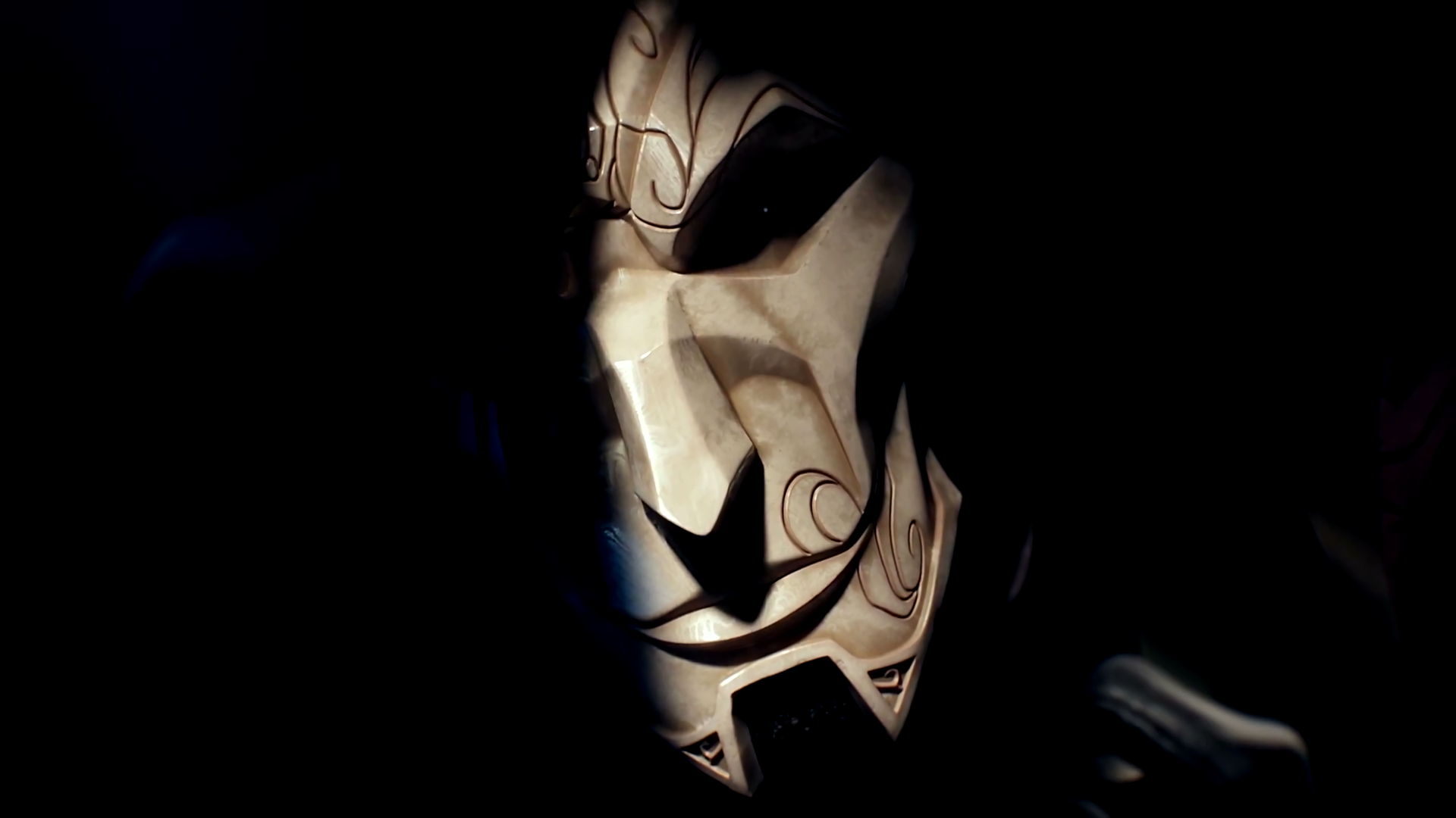 Jhin mask from League of Legends HD Wallpaper