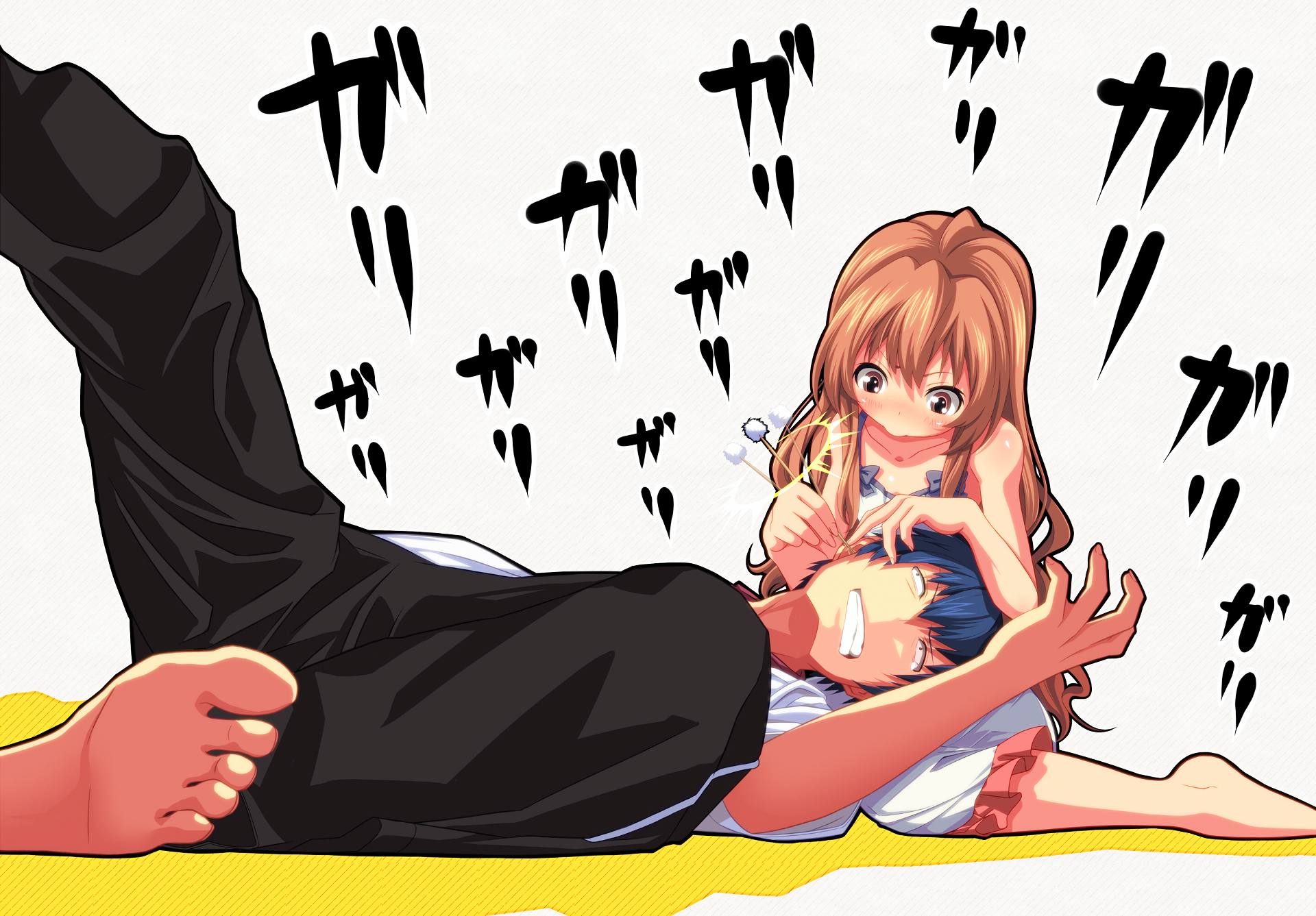 Taiga Aisaka and Ryuuji Takasu from Toradora! HD Wallpaper