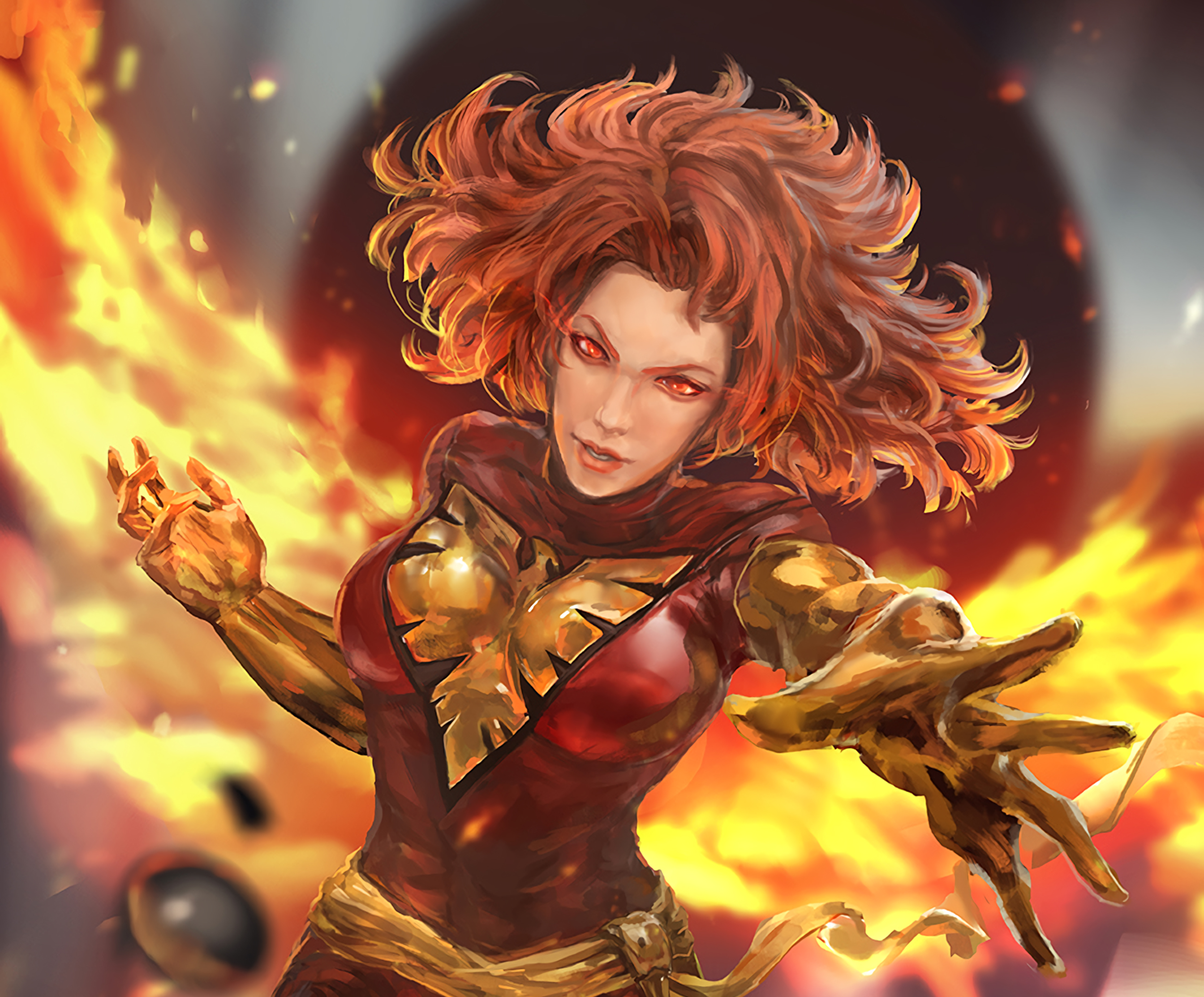 Phoenix from Marvel Comics HD Wallpaper
