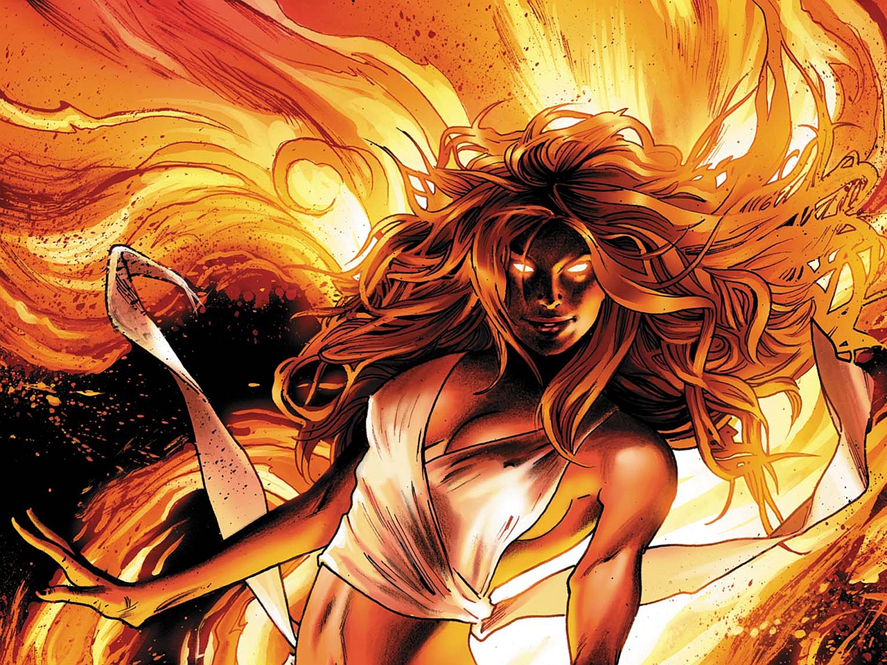 Phoenix from Marvel Comics HD Wallpaper