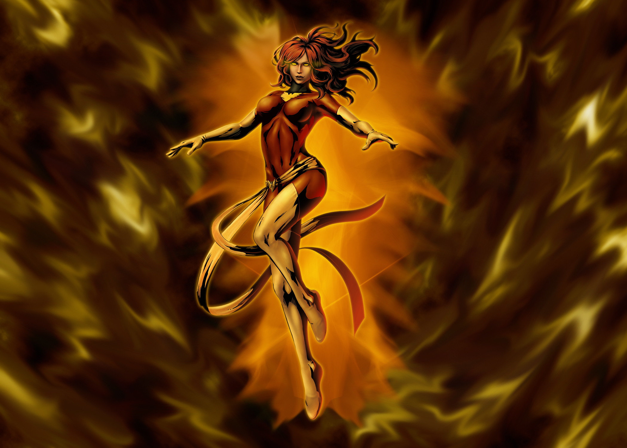 Phoenix from Marvel Comics HD Wallpaper