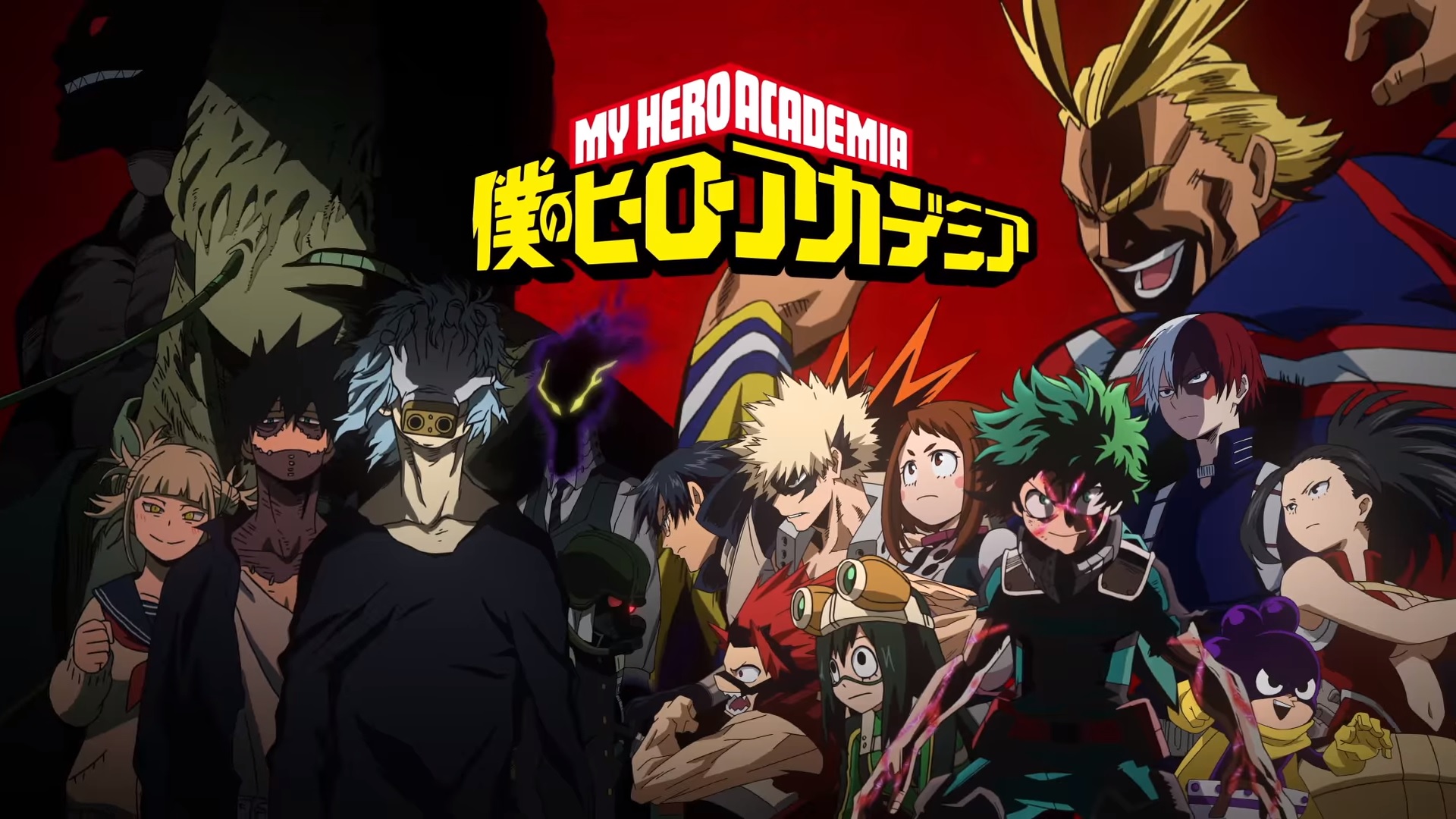 My Hero Academia characters and villains HD Wallpaper