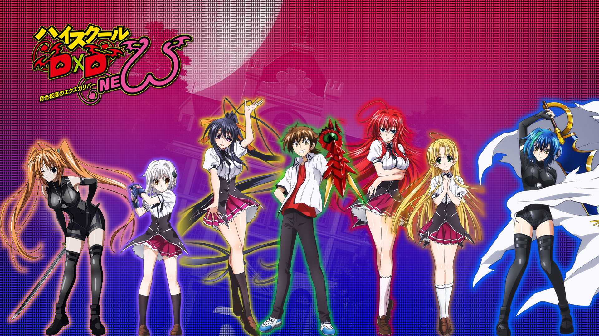 High School DxD NEW Characters HD Wallpaper