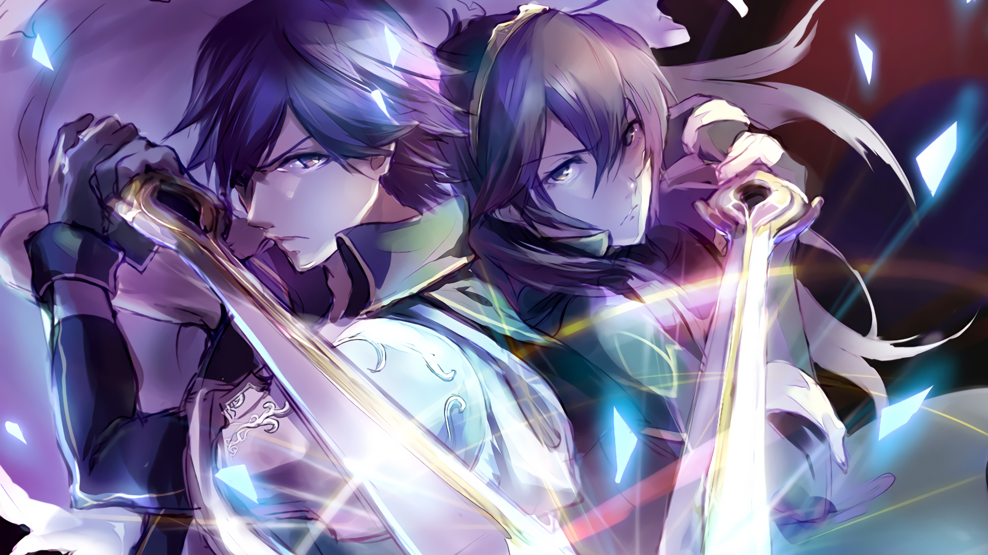 Lucina and Chrom from Fire Emblem HD Wallpaper