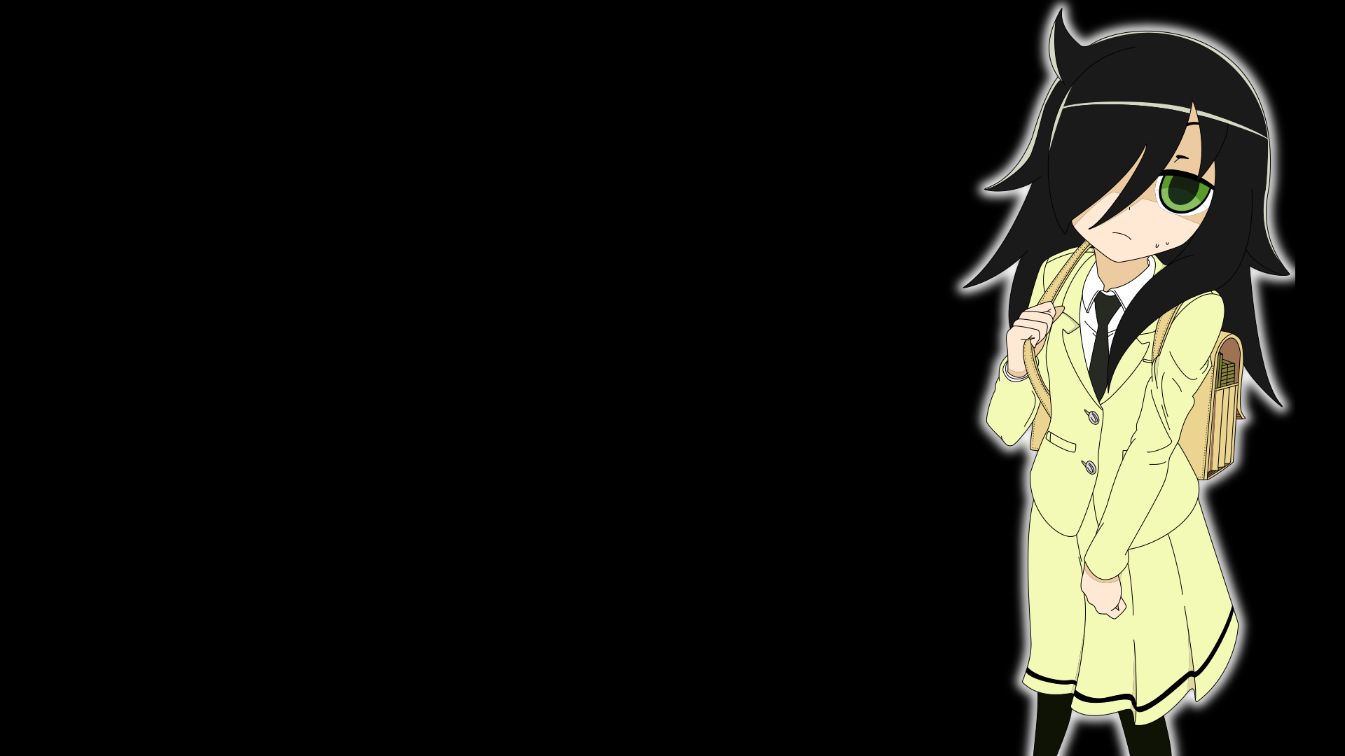 Tomoko Kuroki from WataMote HD Wallpaper