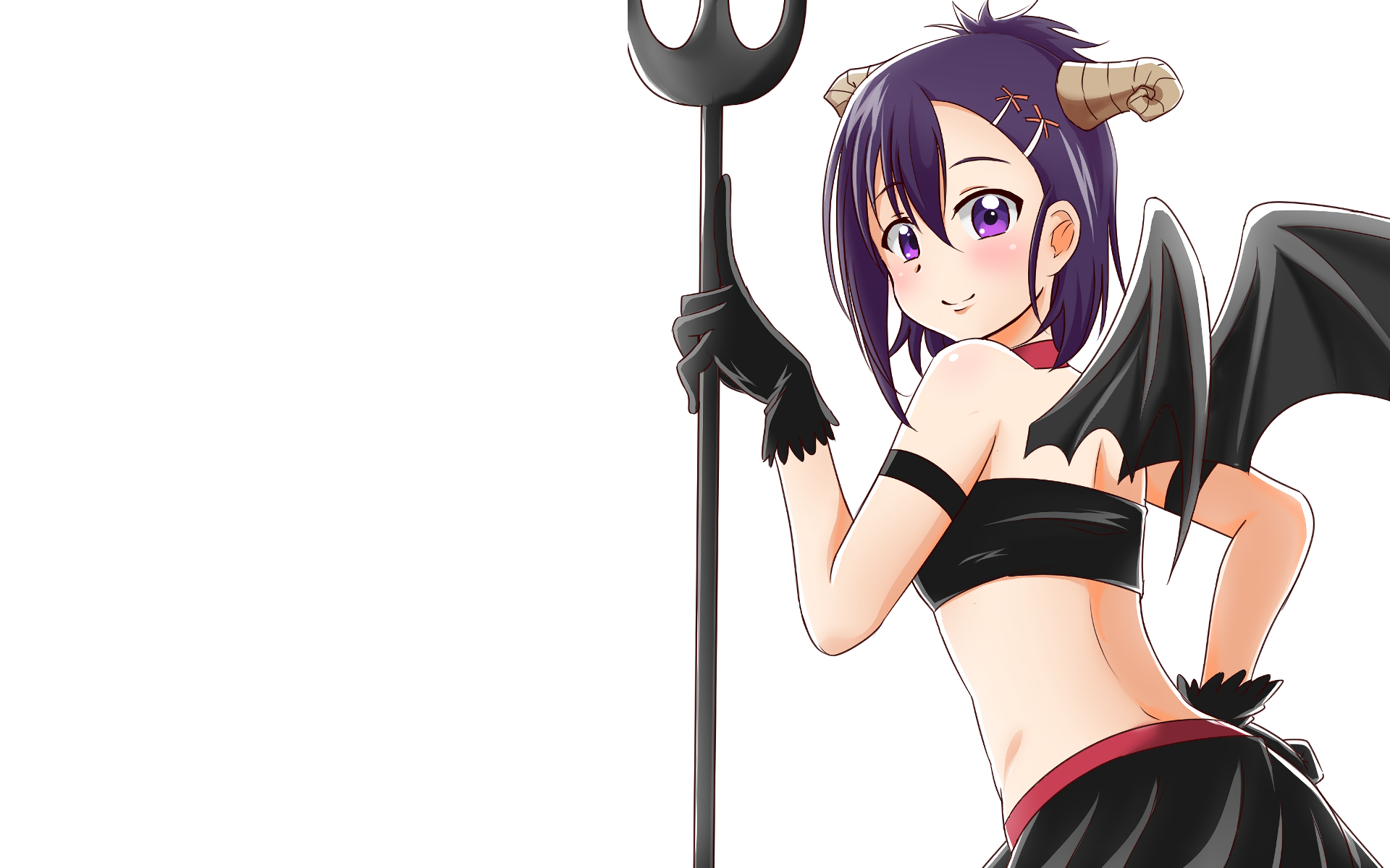 Tsukinose April as a demon HD Wallpaper