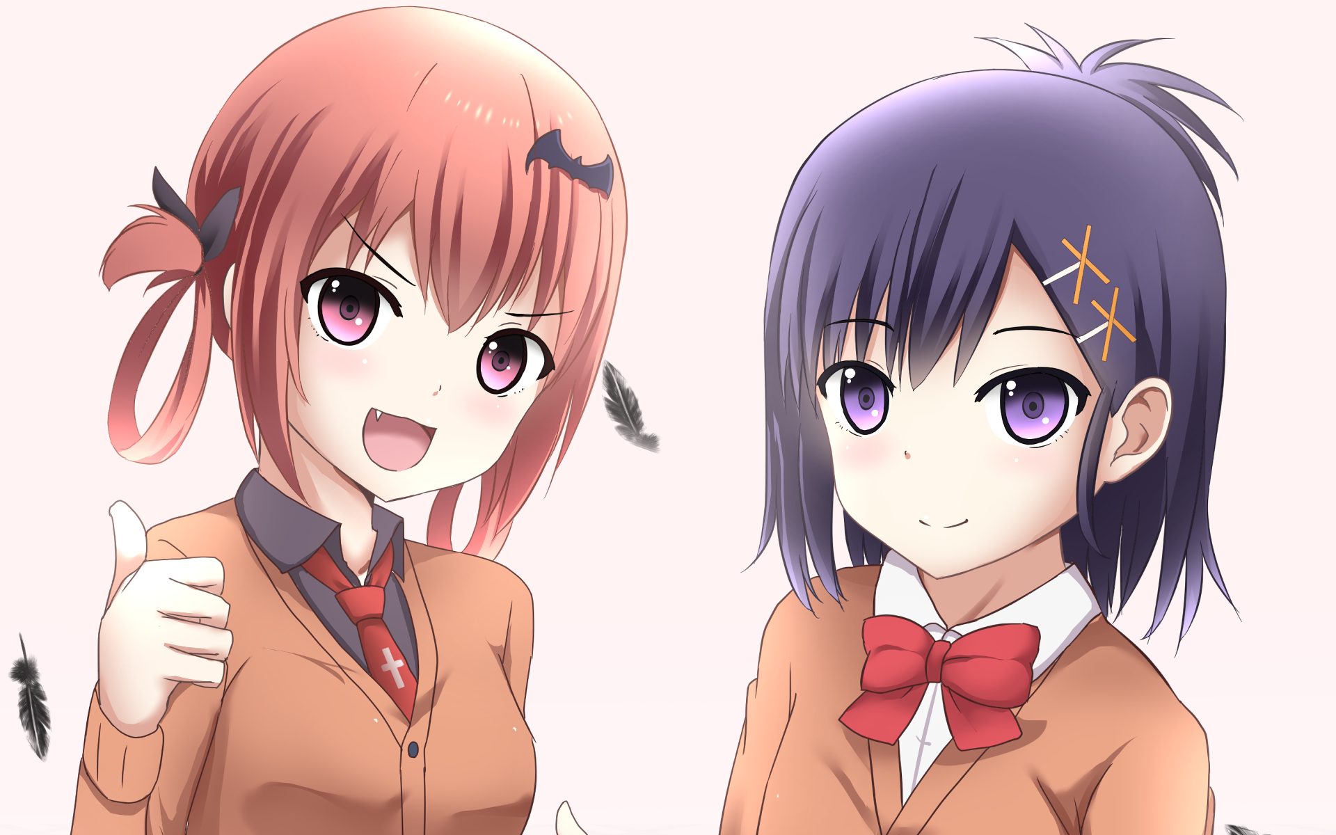 Satania and Vigne from Gabriel Dropout HD Wallpaper
