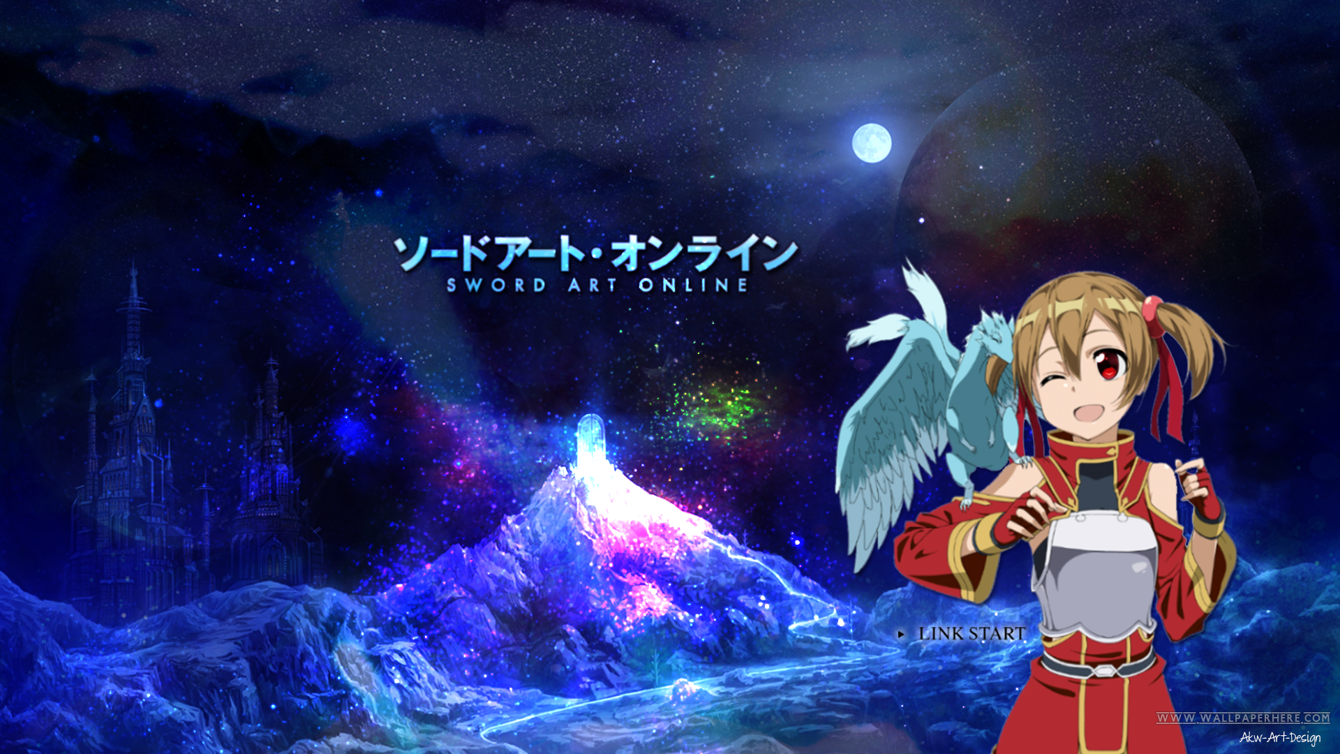 Pina and Silica from Sword Art Online HD Wallpaper