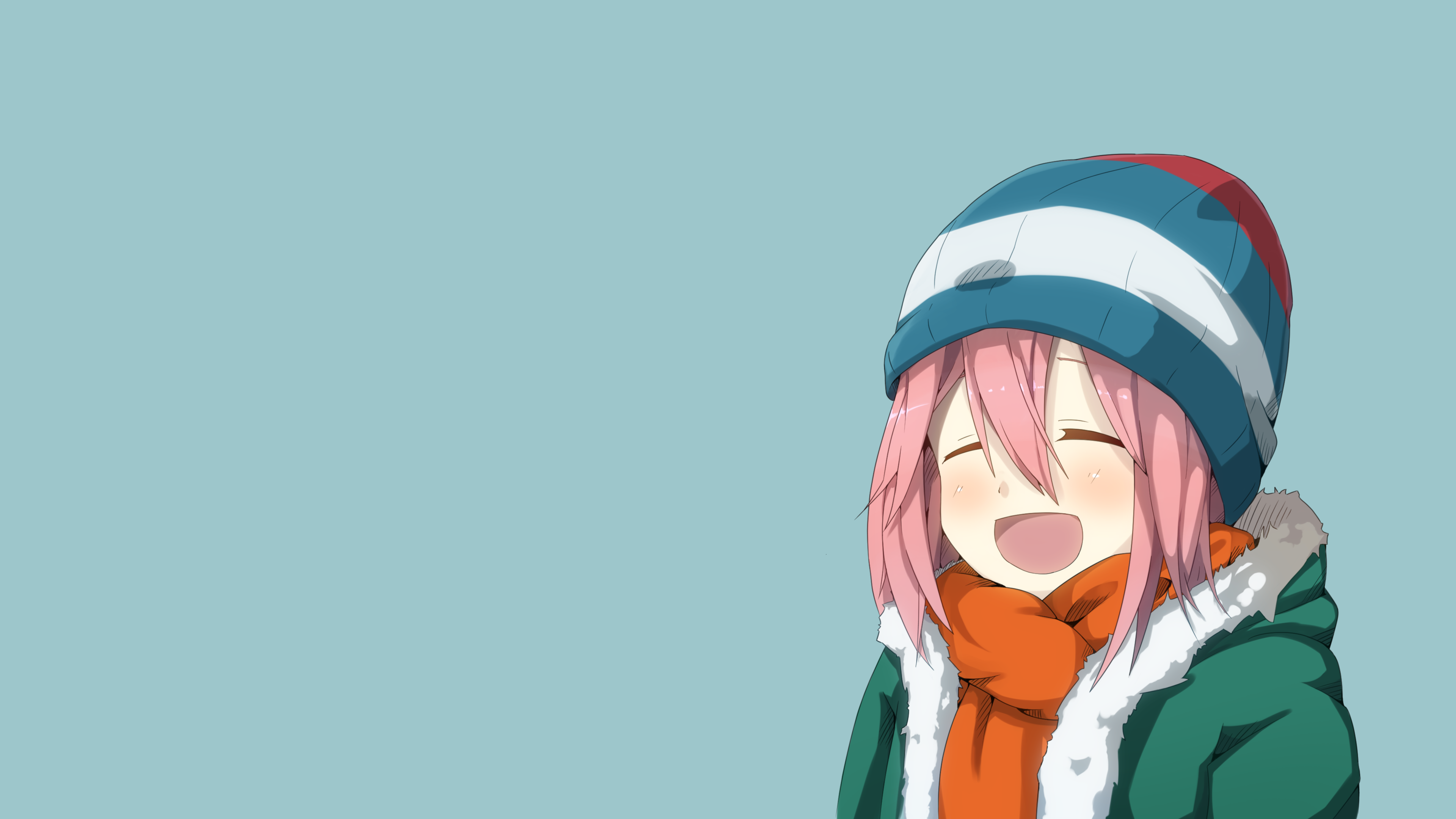 Nadeshiko Kagamihara from Yuru Camp HD Wallpaper