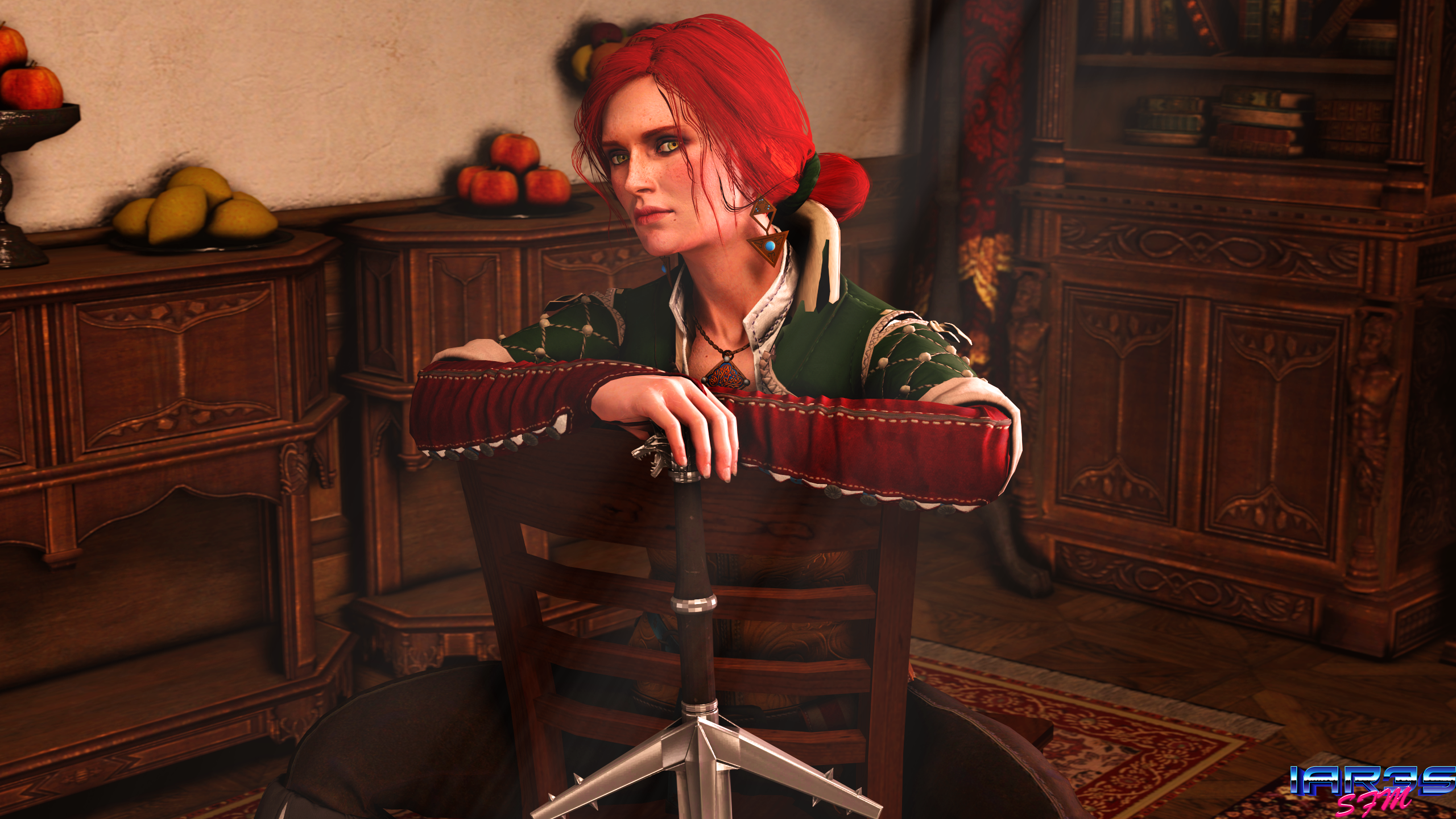 Triss Merigold from The Witcher HD Wallpaper