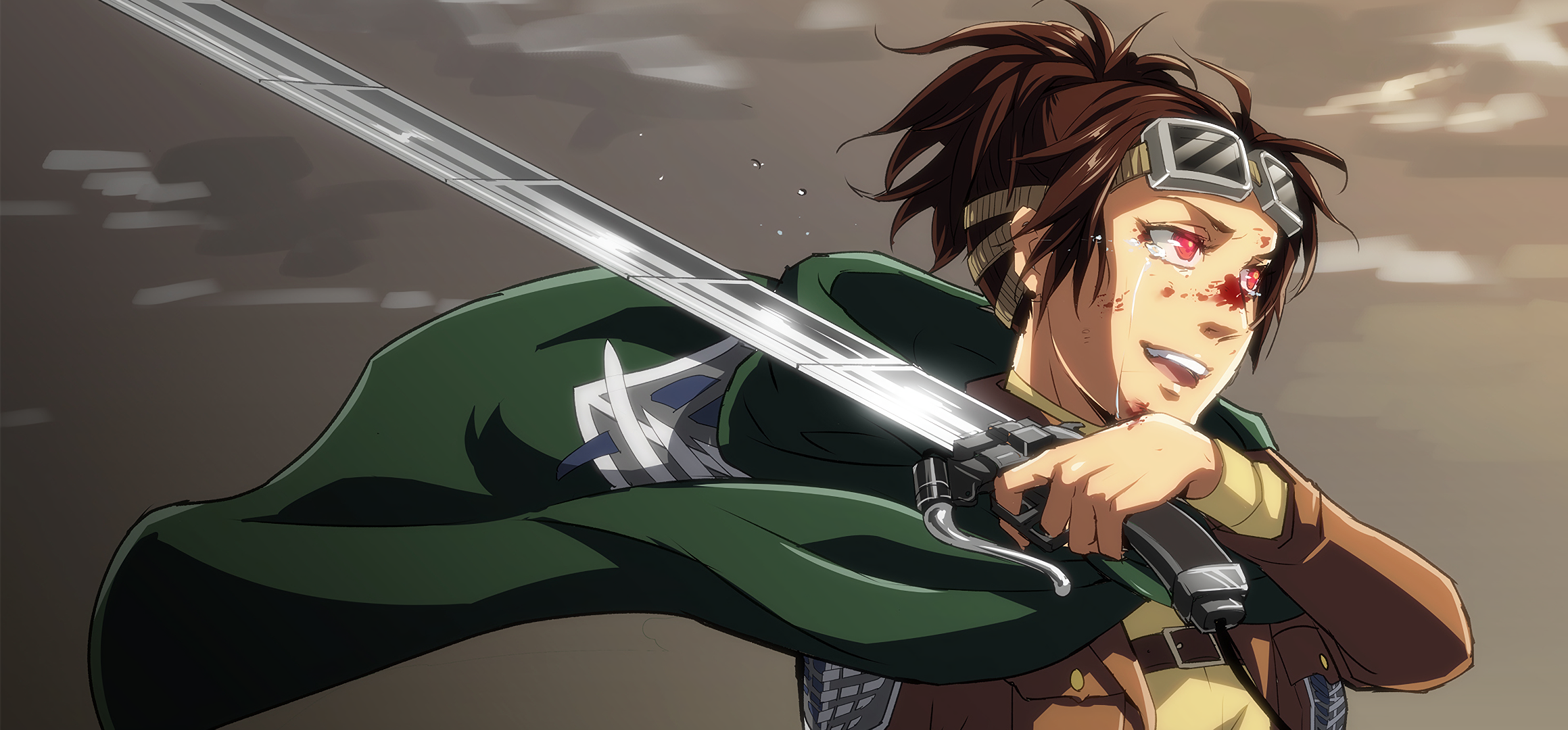 Hange Zoë from Attack on Titan HD Wallpaper