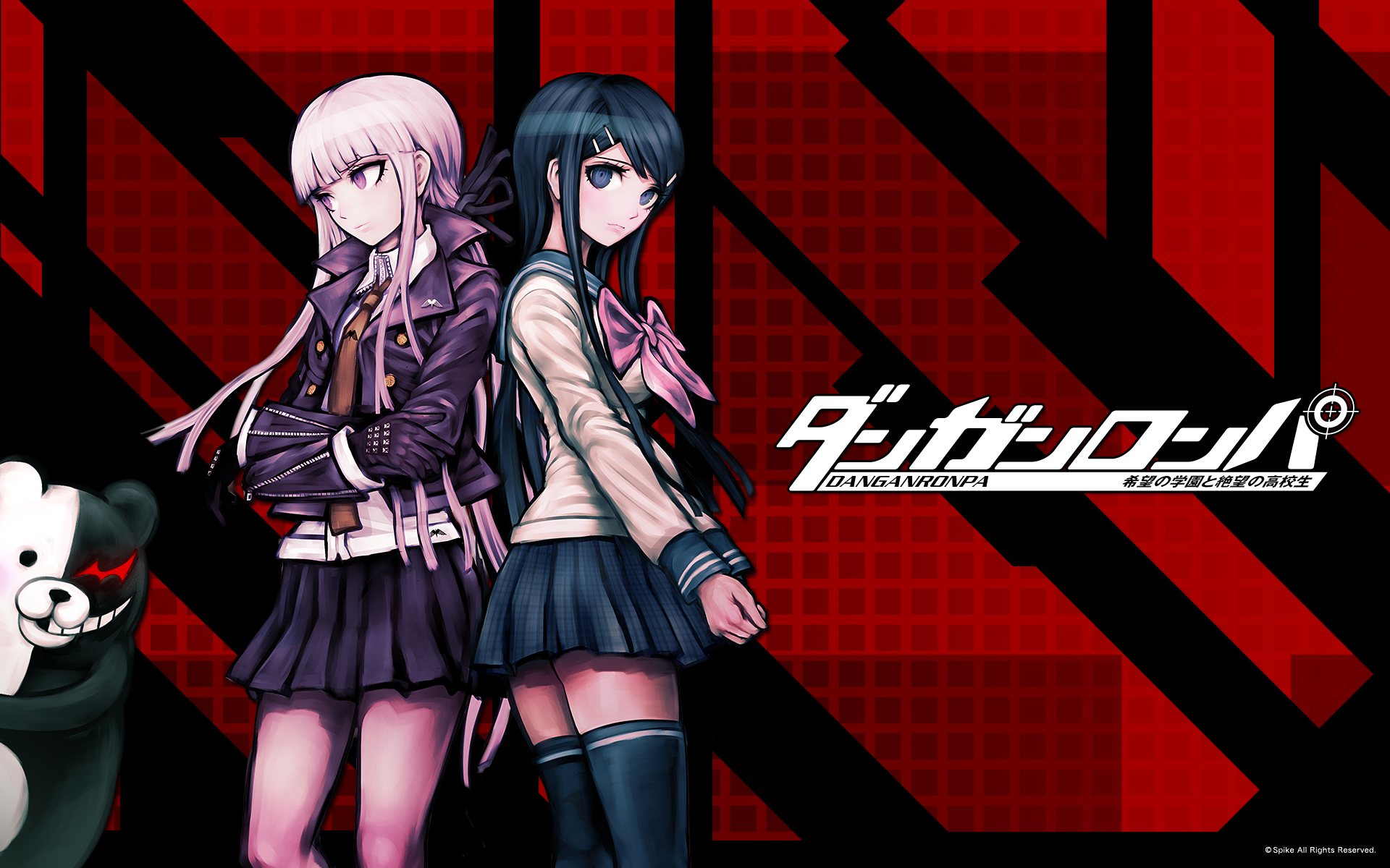 Kyoko Kirigiri and Sayaka Maizono from Danganronpa HD Wallpaper